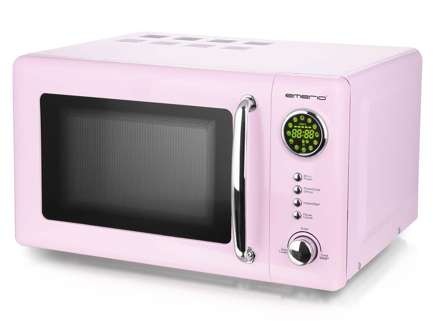 Emerio Mikrowelle Retro Design MW-112141.1 rosa/pink, Strom