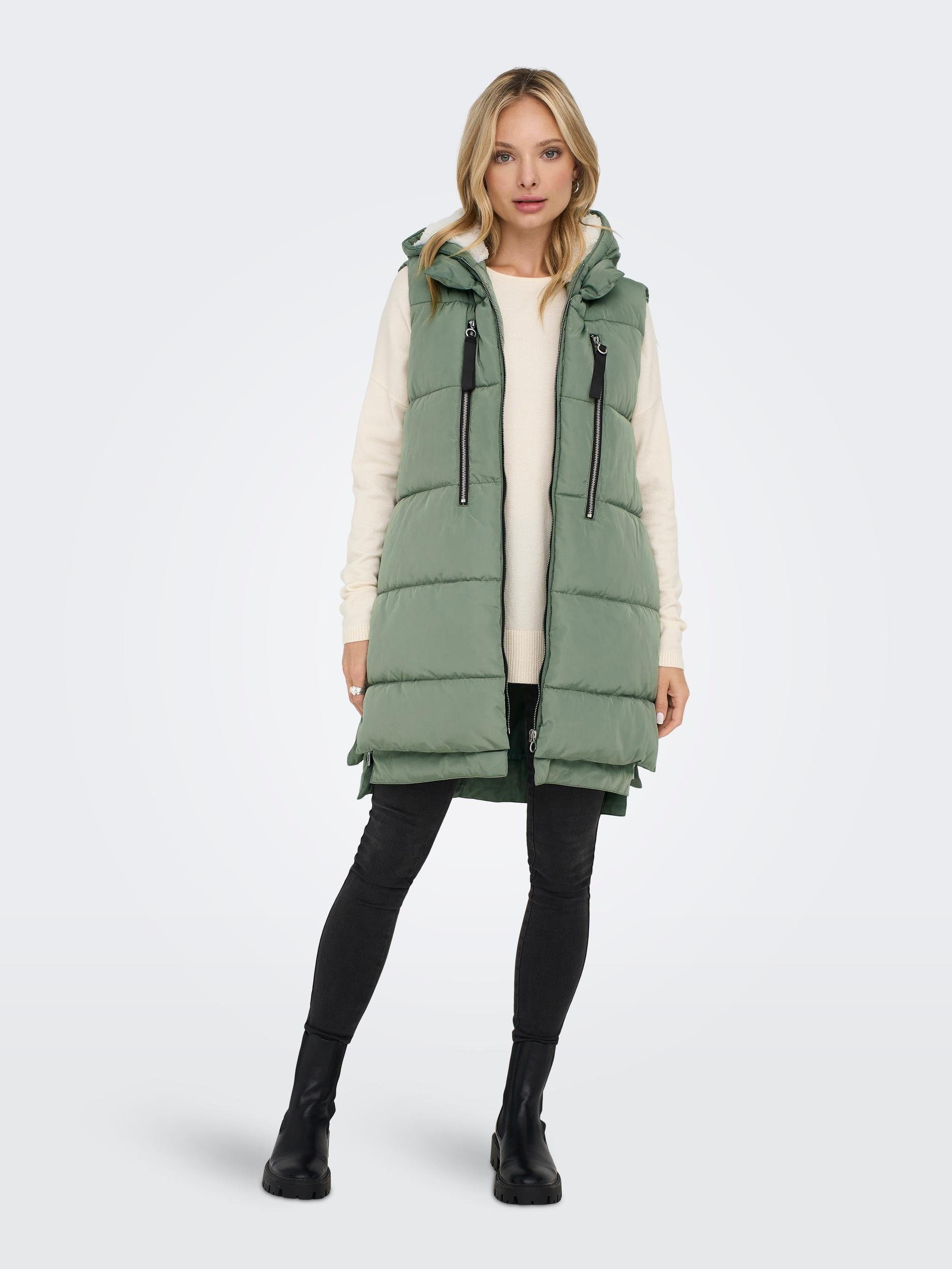 Steppweste ONLNEWNORA Sea WAISTCOAT OTW Spray PUFFER ONLY CC