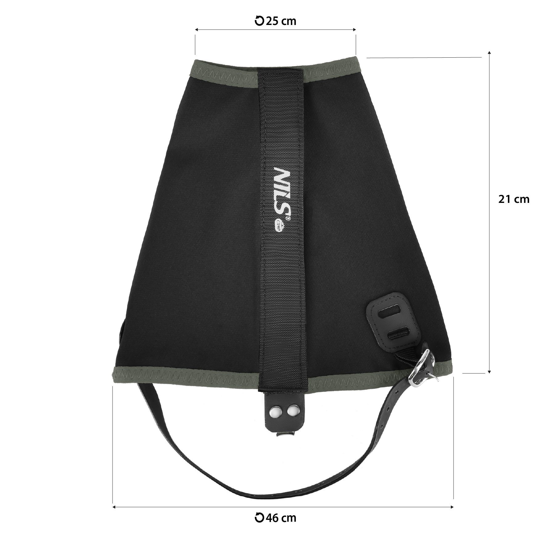 NILS CAMP Gamaschen Trailrunning Beinschutz Knöchelgamaschen, (Spar-Set, 1-St. 21 cm hoch leicht), leicht, atmungsaktiv, Klettverschluss, Unterschnallriemen