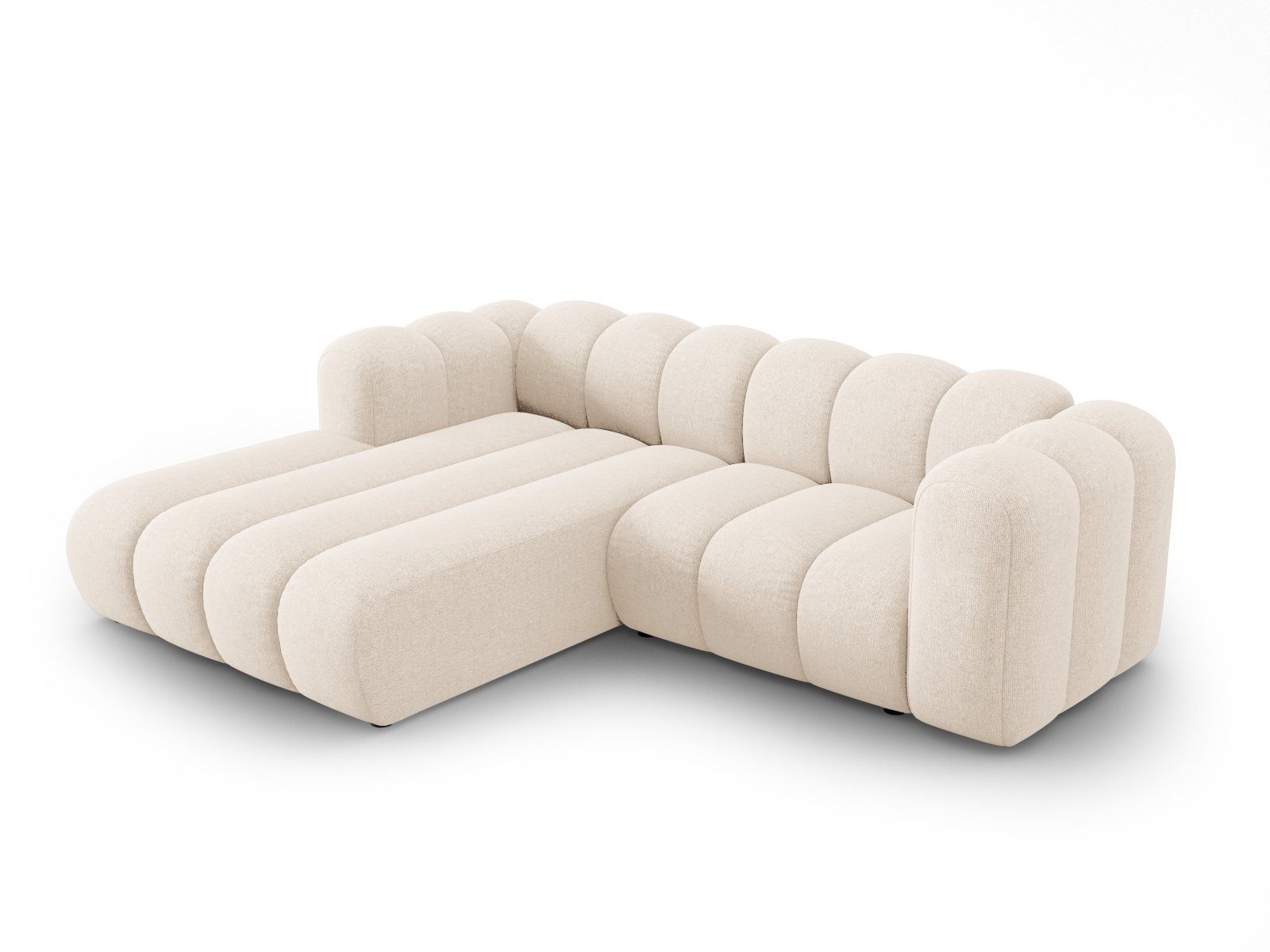Micadoni Ecksofa Lupine, modular 3-Sitzer günstig online kaufen