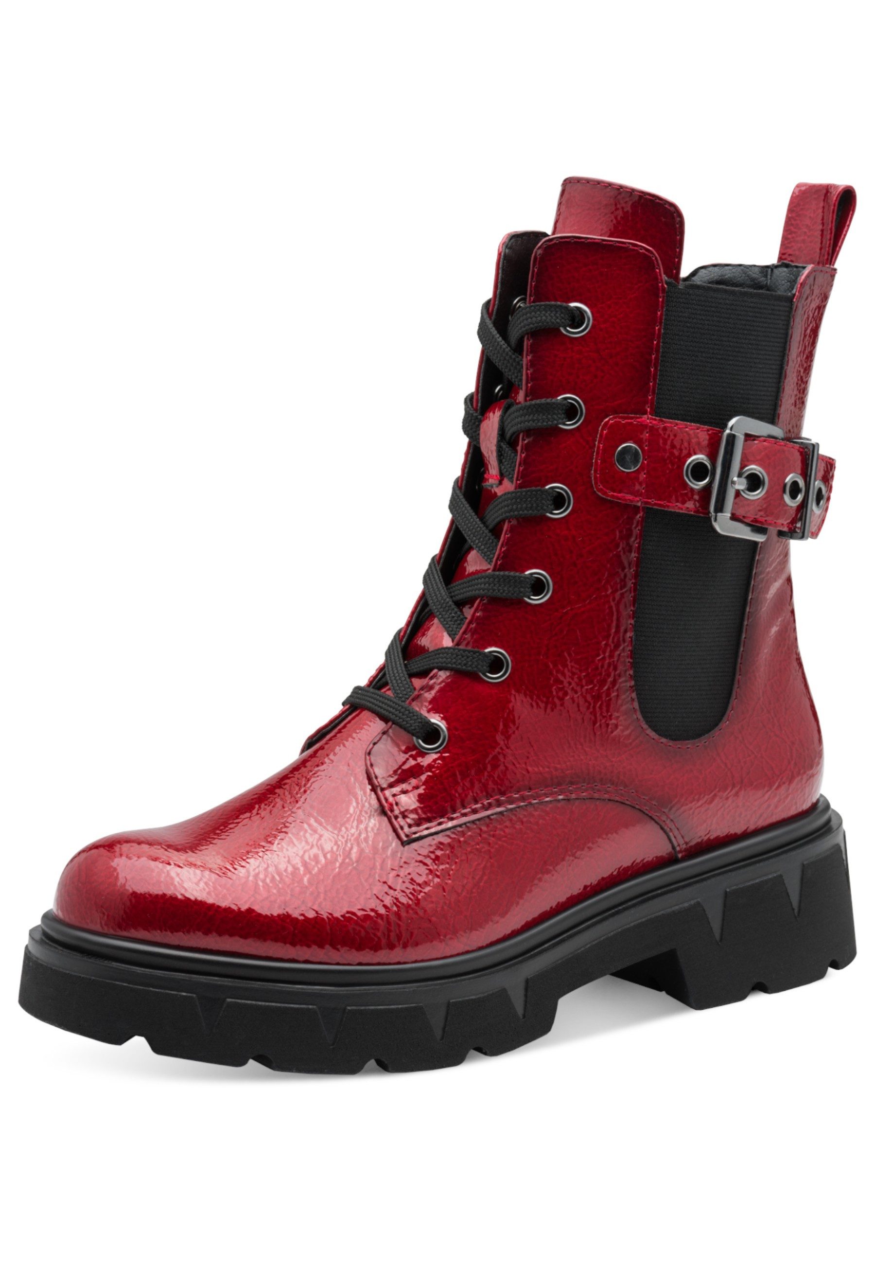 MARCO TOZZI 2-25249-45 566 Dk. Red Patent Stiefelette günstig online kaufen