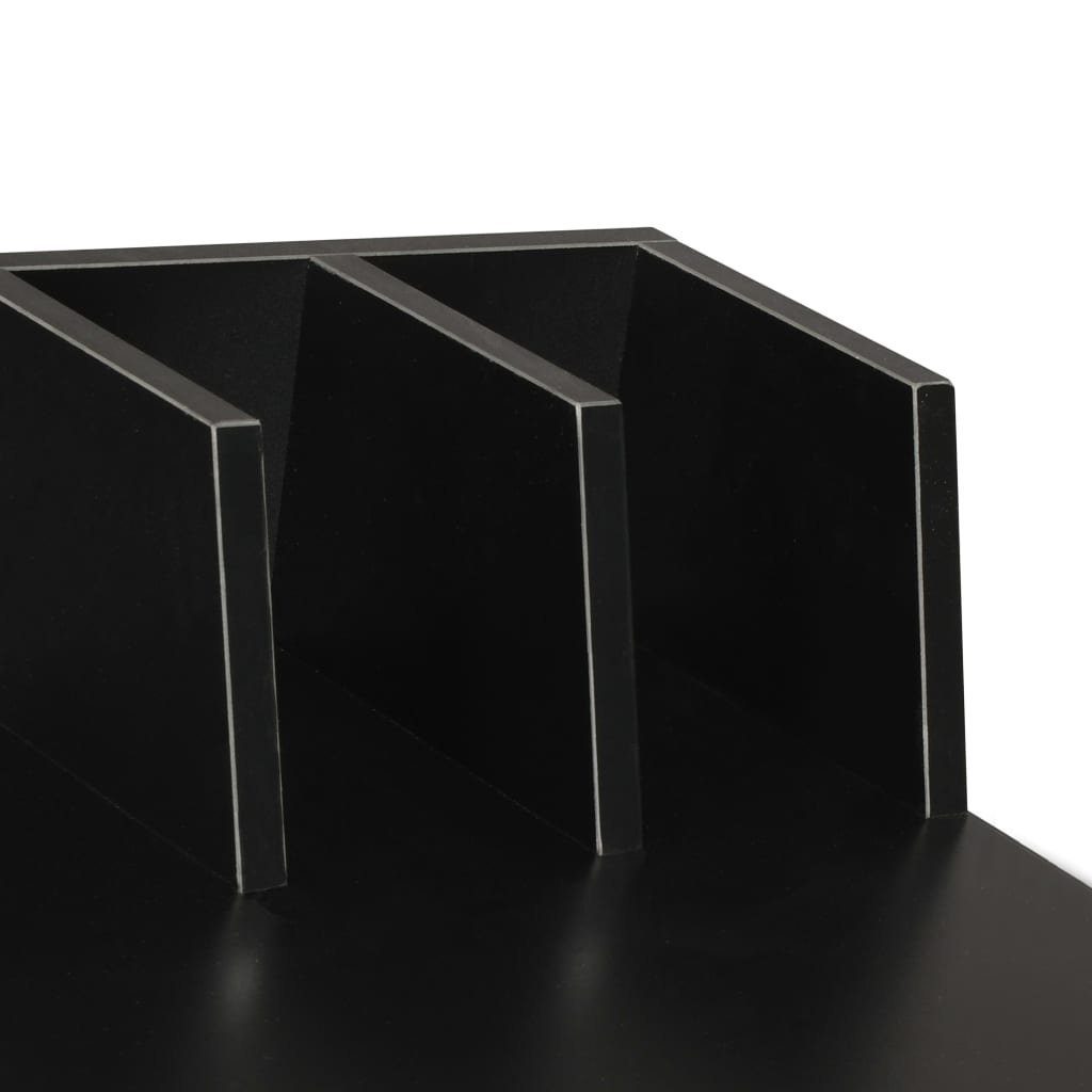 Schwarz Schreibtisch 80x50x84 furnicato cm
