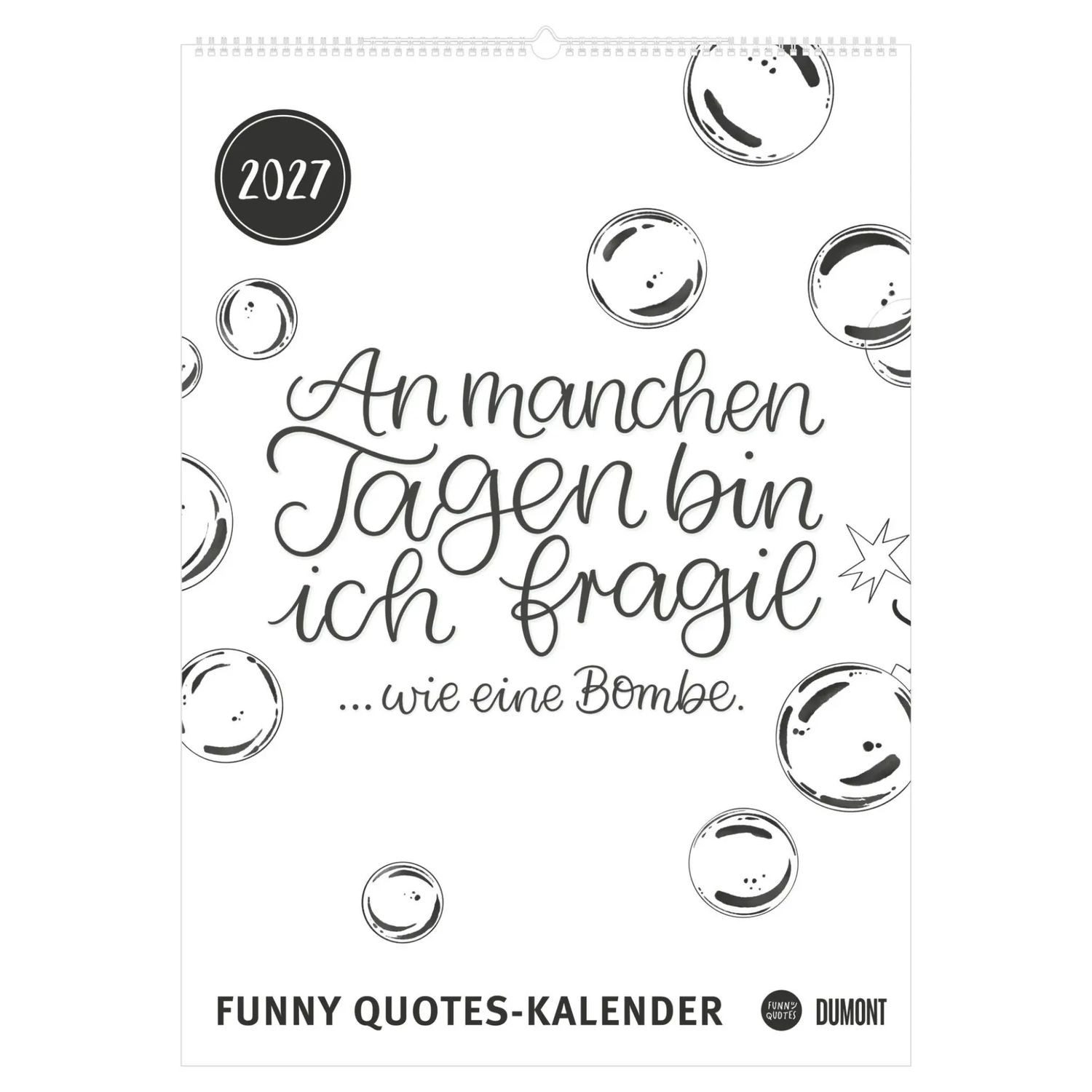 Wandkalender Funny Quotes-Kalender 2027