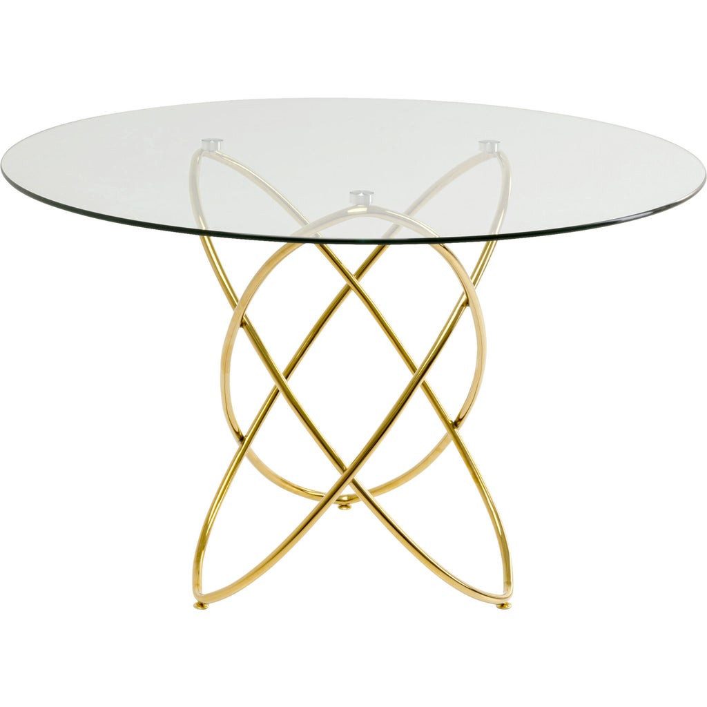Kare Design Esstisch Molekular, Glas, Ø120cm günstig online kaufen