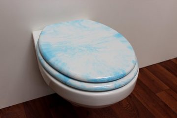 ADOB WC-Sitz Marmor, extrem stabil mit Edelstahlscharnieren