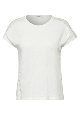Cecil T-Shirt mit Melange Optik