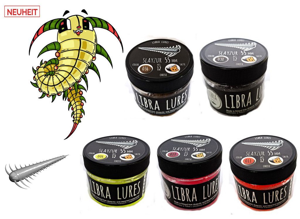 Kunstköder LIBRA LURES - Slayzur 55 mm - Starterset - Cheese