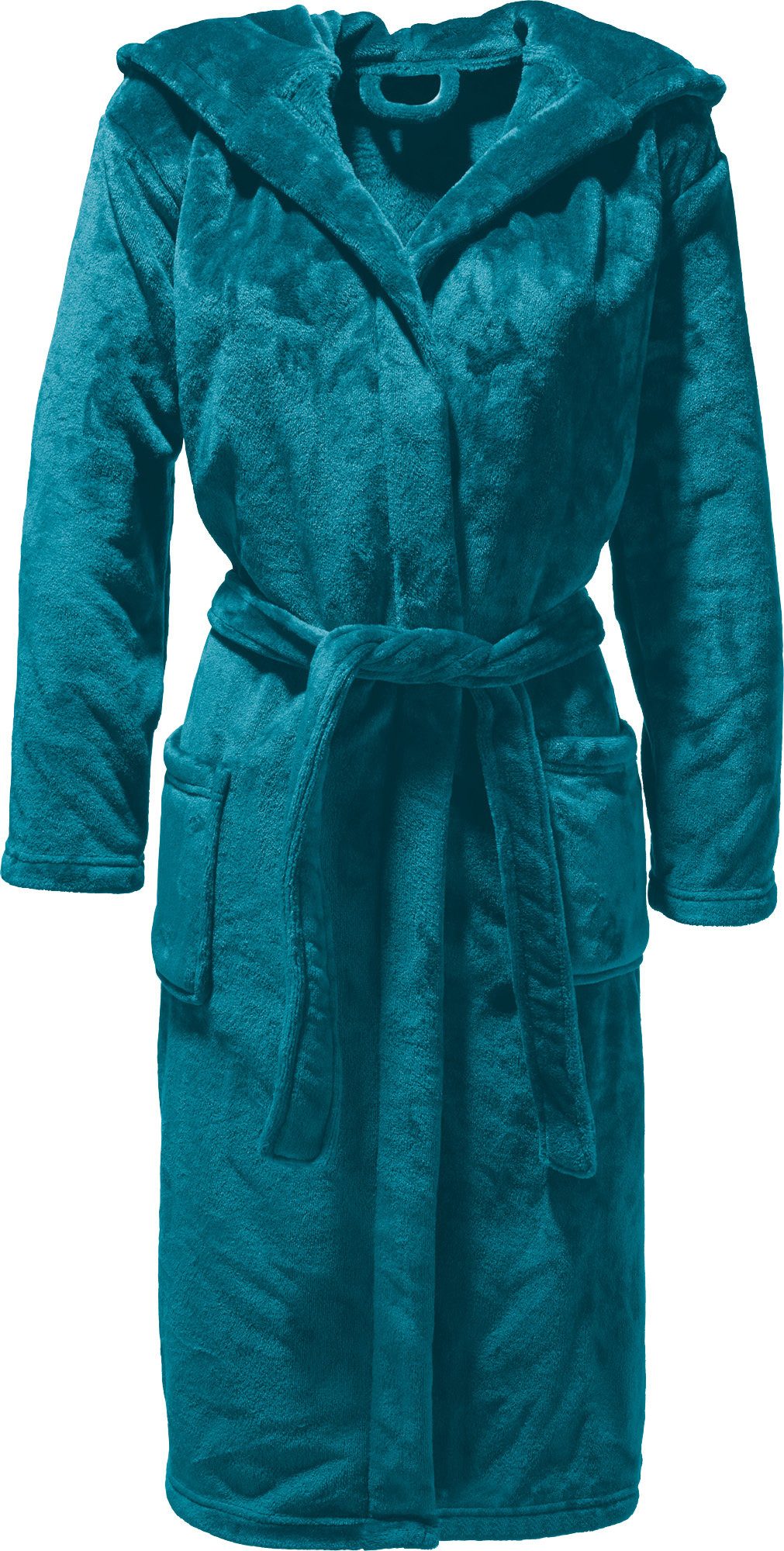 REDBEST Bademantel Unisex-Bademantel "Perris" mit Kapuze, Langform, Fleece, günstig online kaufen