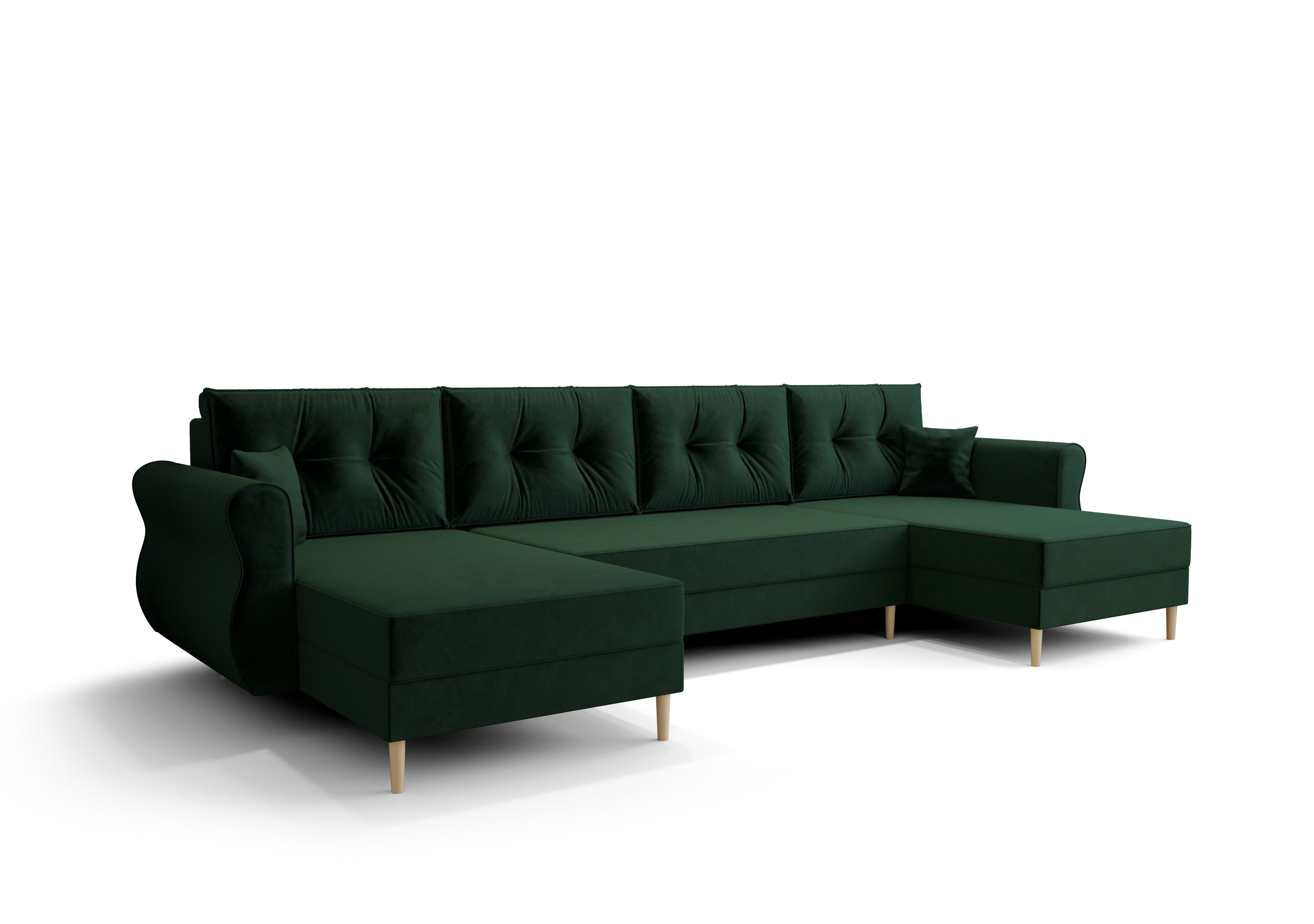 ALTDECOR Wohnlandschaft APOL-U, Couch mit Schlaffunktion, günstig online kaufen