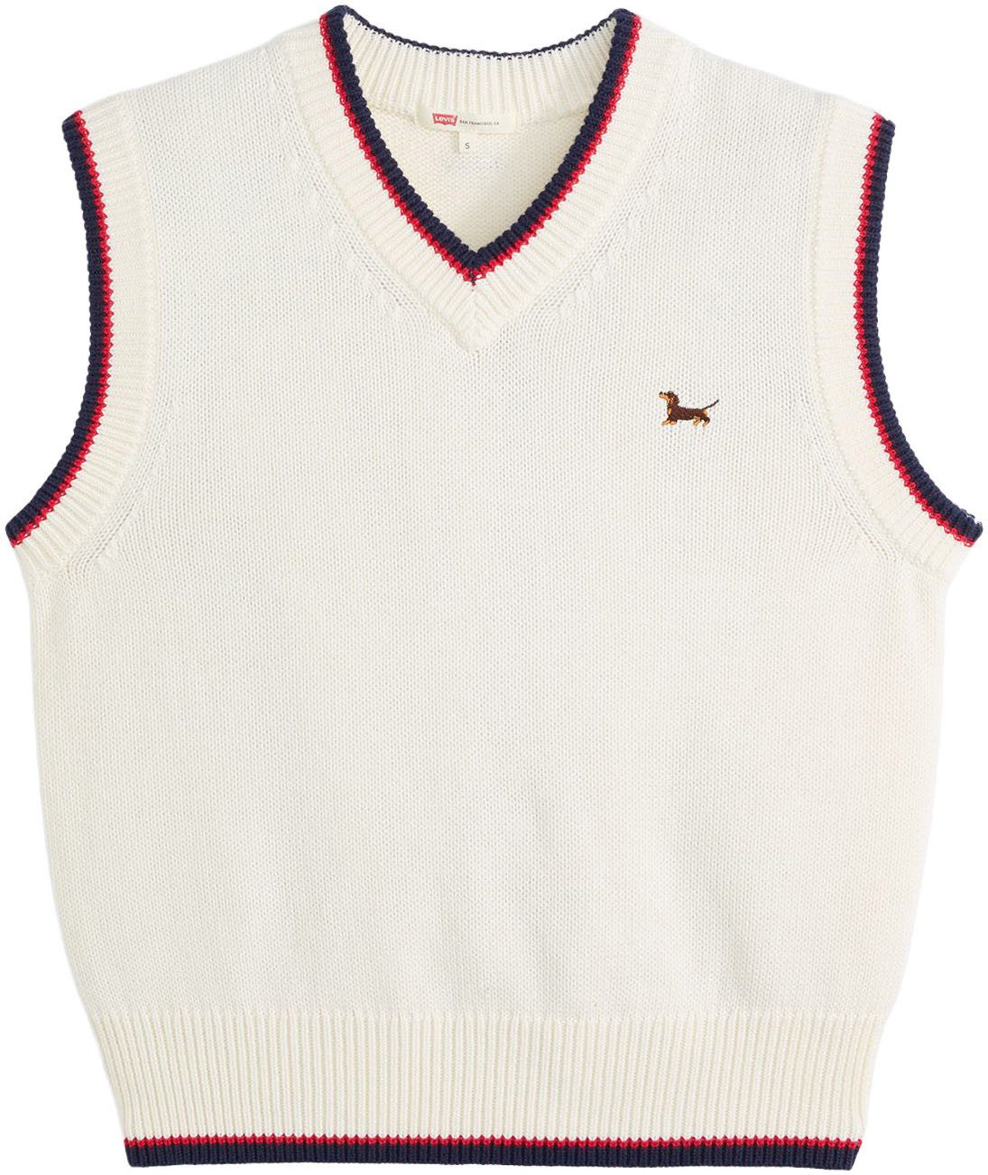 Levi's® Pullunder CHARLIE VNECK VES Feinstrick mit Wollanteil