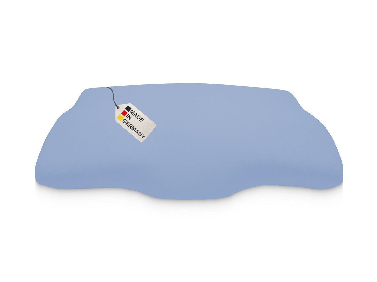 DUKAL Kissenbezüge für Derila (Queensize oder Kingsize) Memory Foam Kissen, (1 Stück), Queensize (30 x 50 cm), aus hochwertigem Doppel-Jersey, 100% Baumwolle