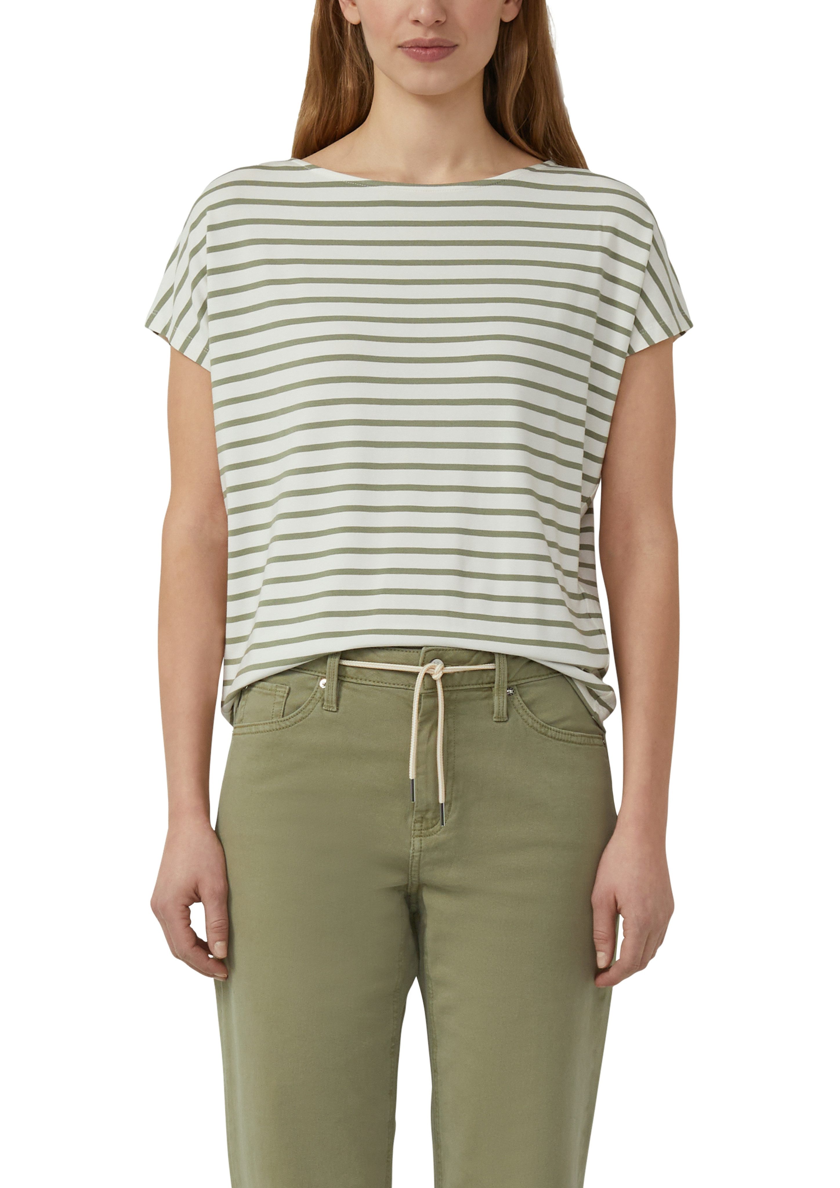 olive - creme gestreift