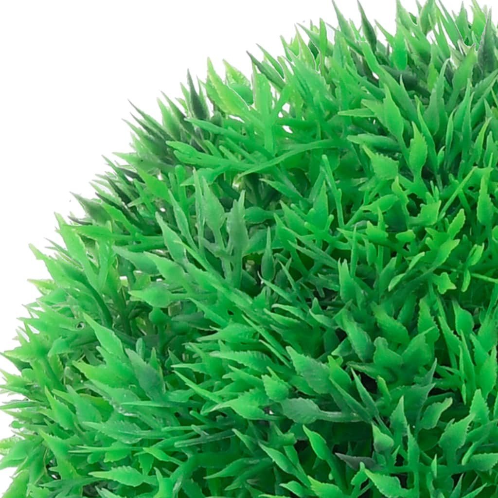 Kunstpflanze 4er Set künstliche Buchsbaumkugeln 12 cm Grün, furnicato, Höhe 12 cm, Witterungsbeständige Deko-Kugeln für Töpfe und Gartenbereiche – Bild 3 von 4