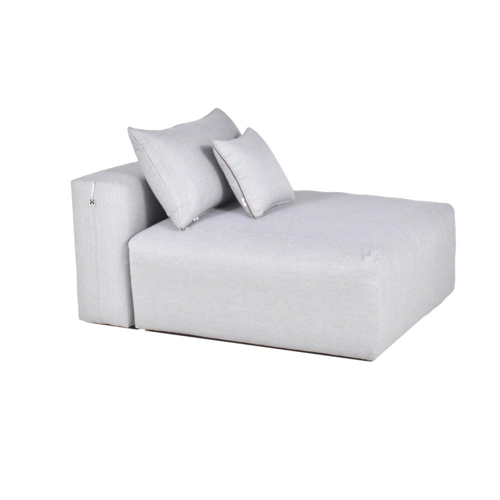 HOME DELUXE Gartensofa Modulares Outdoor Sofa ALAZIA, UV-beständig & robust, Wetterfeste Lounge, Gartenliege