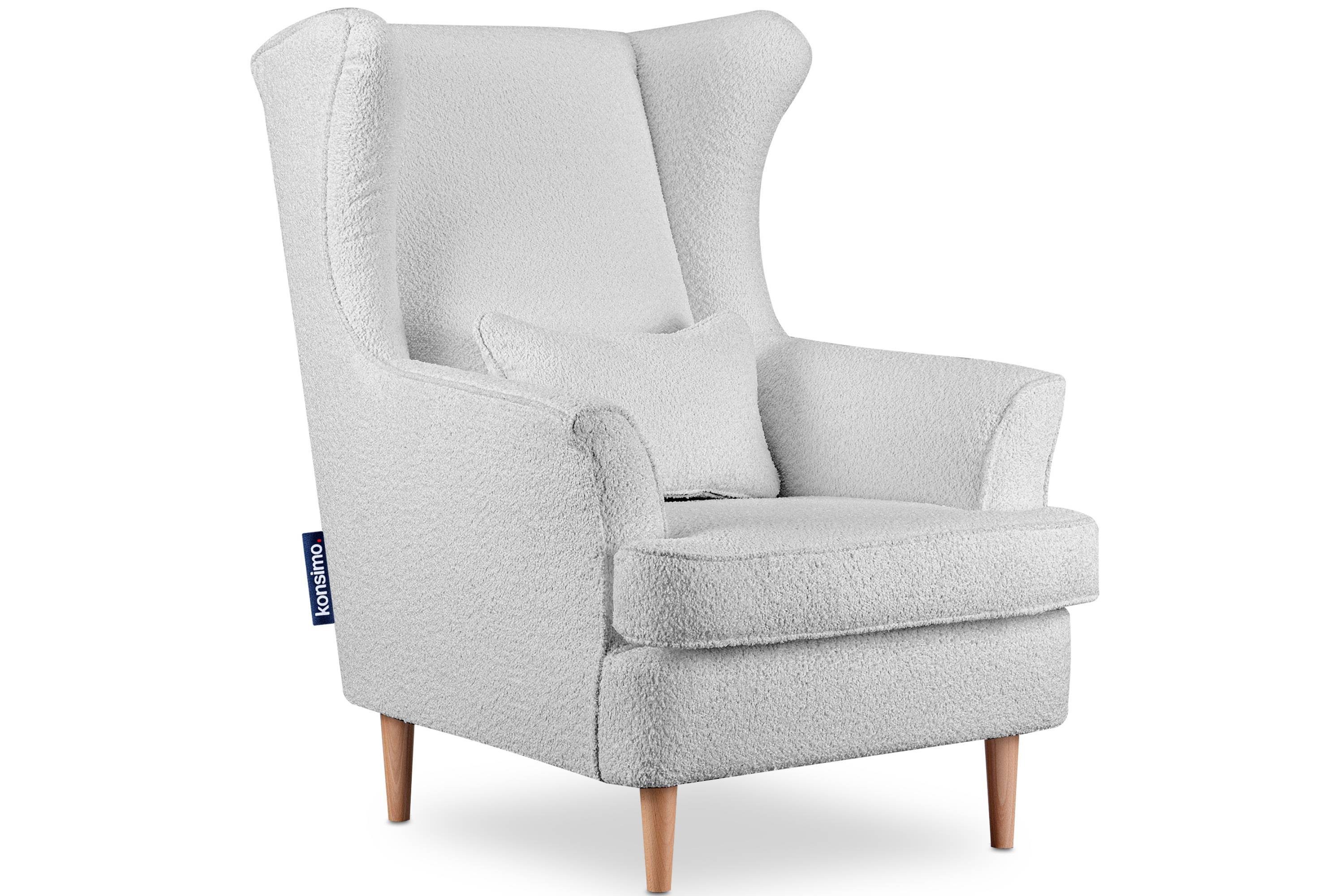 KONSIMO® Ohrensessel STRALIS Sessel, zeitloses Design günstig online kaufen