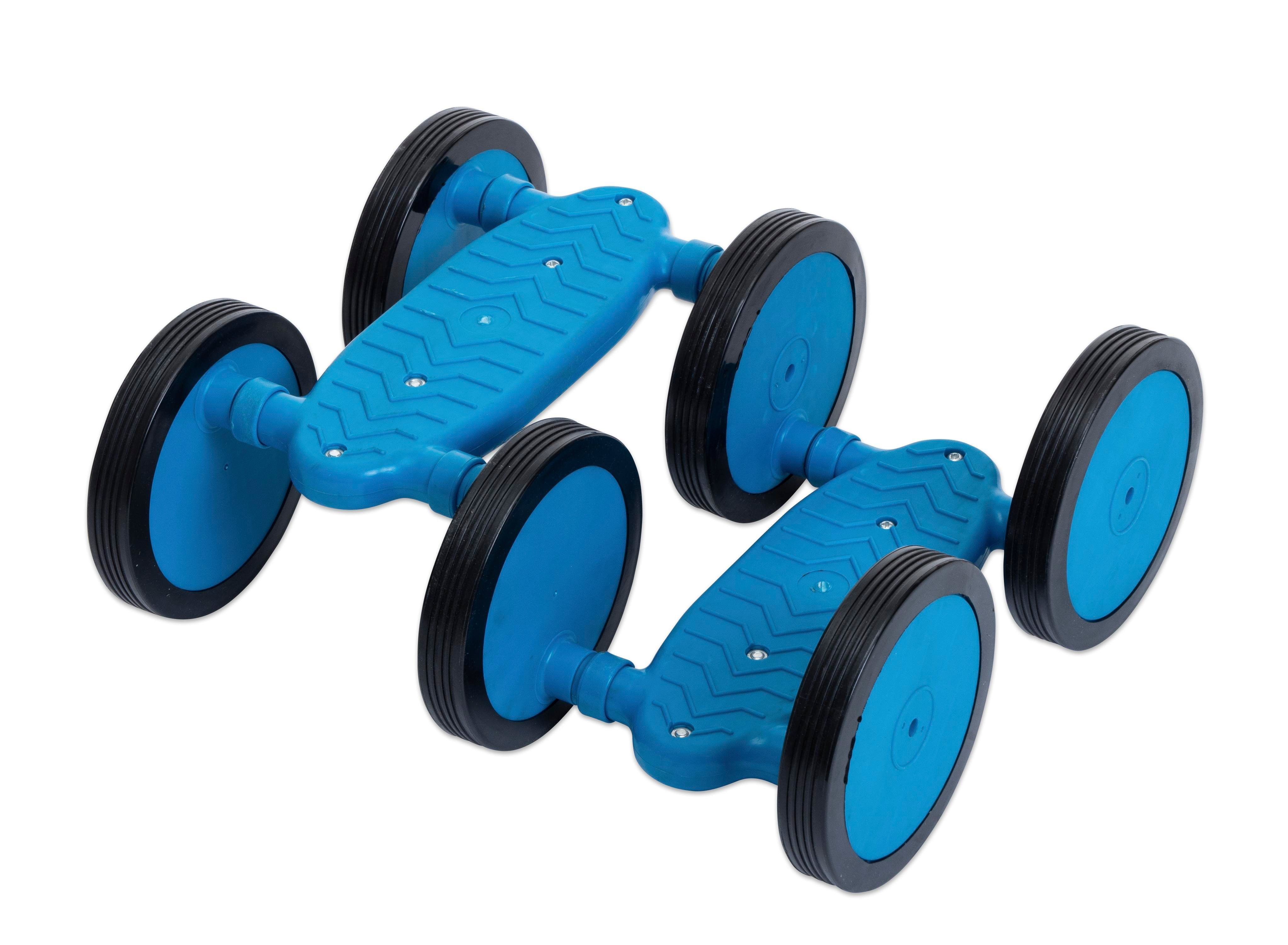 blau Betzold Belastbar - 6 Rollen Gleichgewichtstrainer Maxi-Roller Kinderfahrzeug Geschicklichkeit, Sport kg 100 bis mit