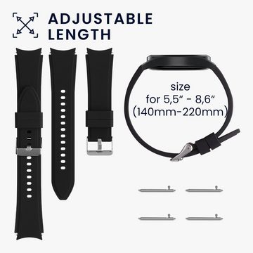 kwmobile Uhrenarmband 2x Sportarmband für Samsung Galaxy watch 5 / Watch 5 Pro, Armband TPU Silikon Set Fitnesstracker