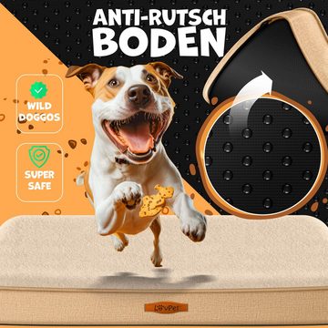 Lovpet Tierbett, Hundebett orthopädisches Hundekissen Hundekorb Cookie