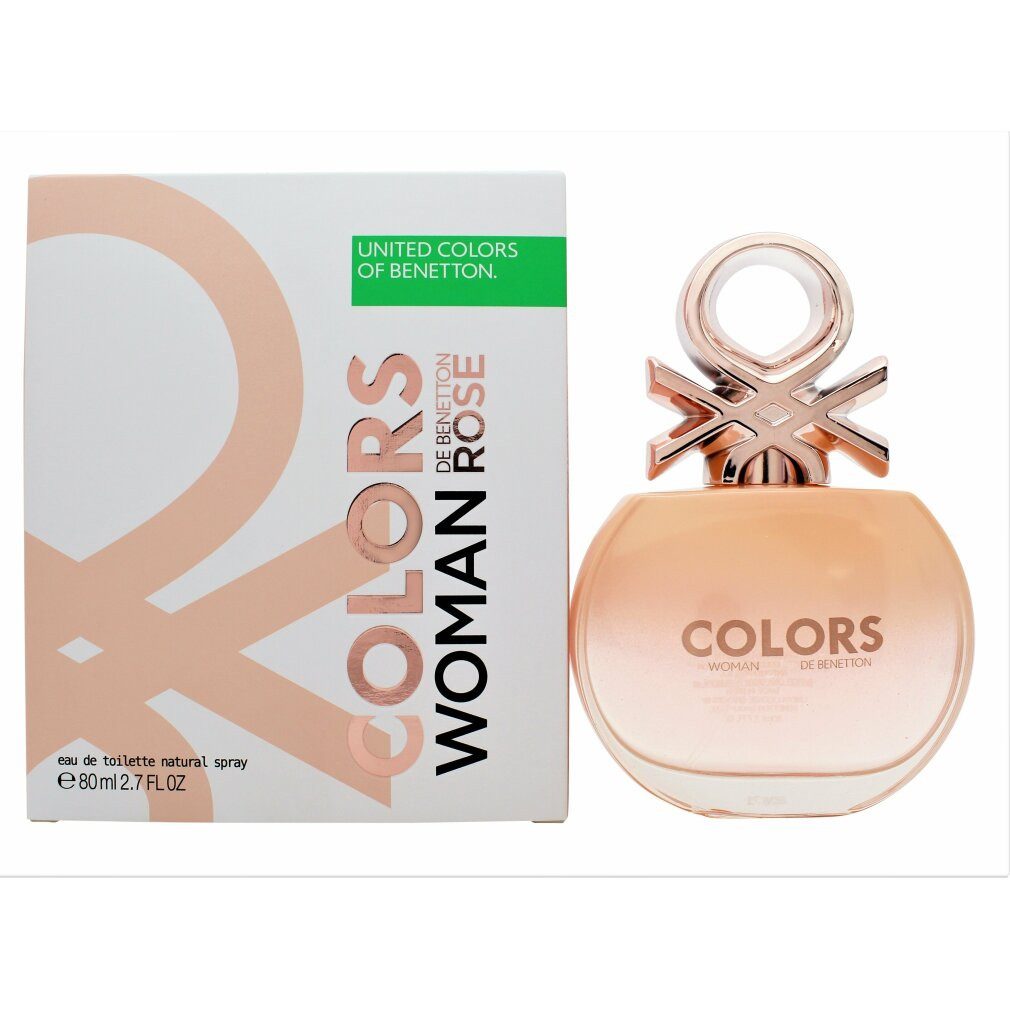 United Colors of Benetton Eau de Toilette Benetton Colors Woman Rose Eau de Toilette 80ml Spray