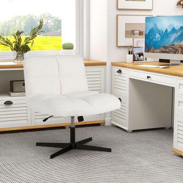 KOMFOTTEU Bürostuhl Schreibtischstuhl, höhenverstellbar, mit 64x48 cm großem Sitz