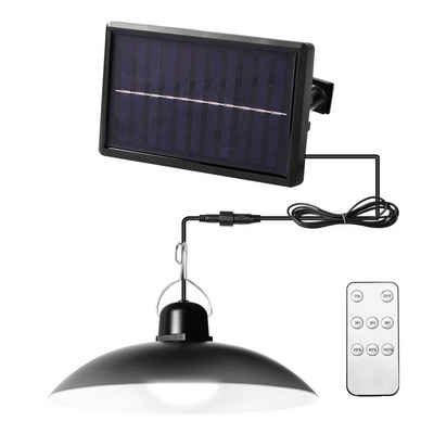 Sunicol Hängeleuchten LED-Solarleuchten,Fernbedienung,Zeitschaltuhr, 3,2m Verlängerungskabel, Warmweiß, Weiß, dimmbare,IP65 wasserdicht