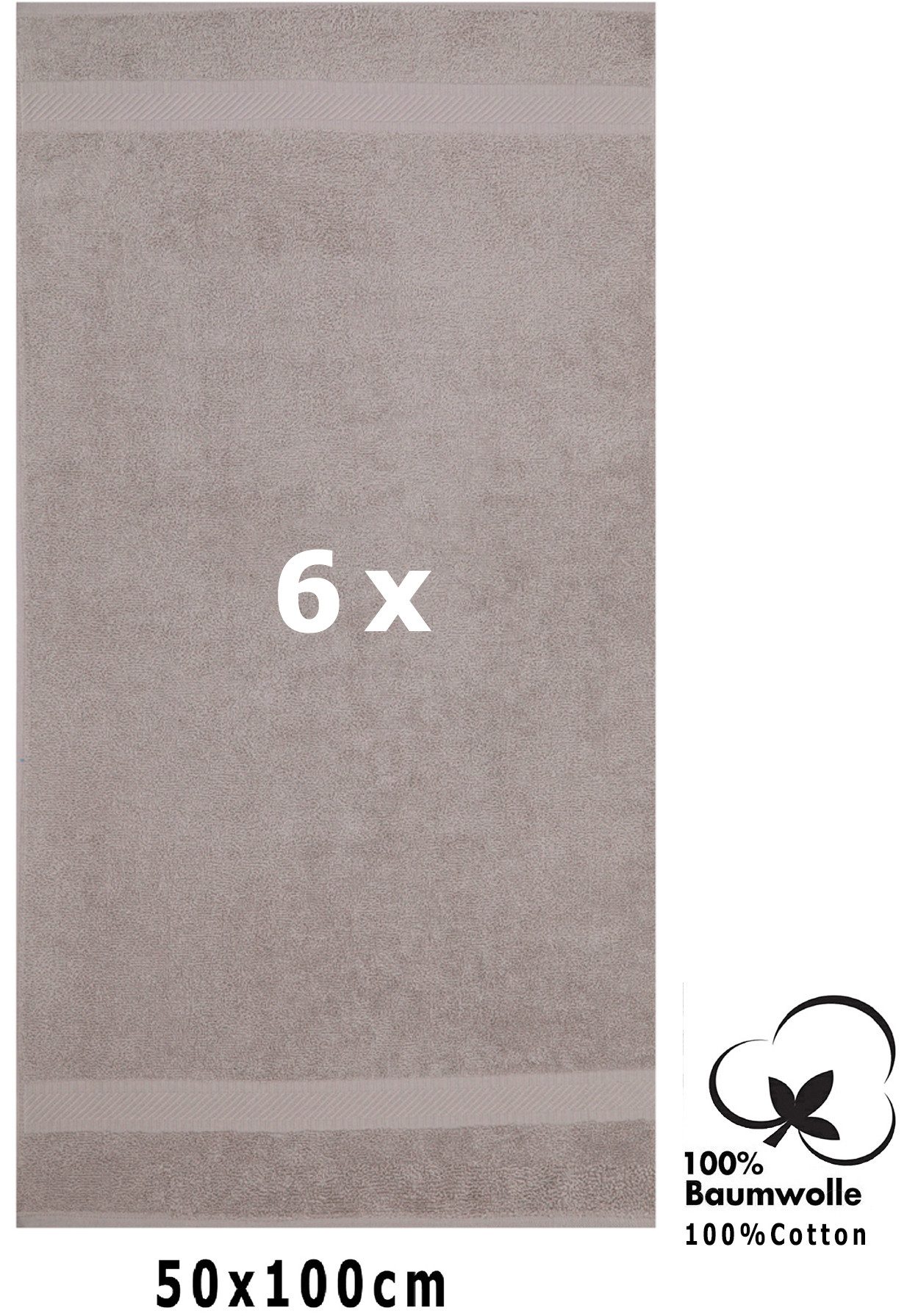 Betz Handtücher 6 Stück PALERMO Handtuch-Set, günstig online kaufen