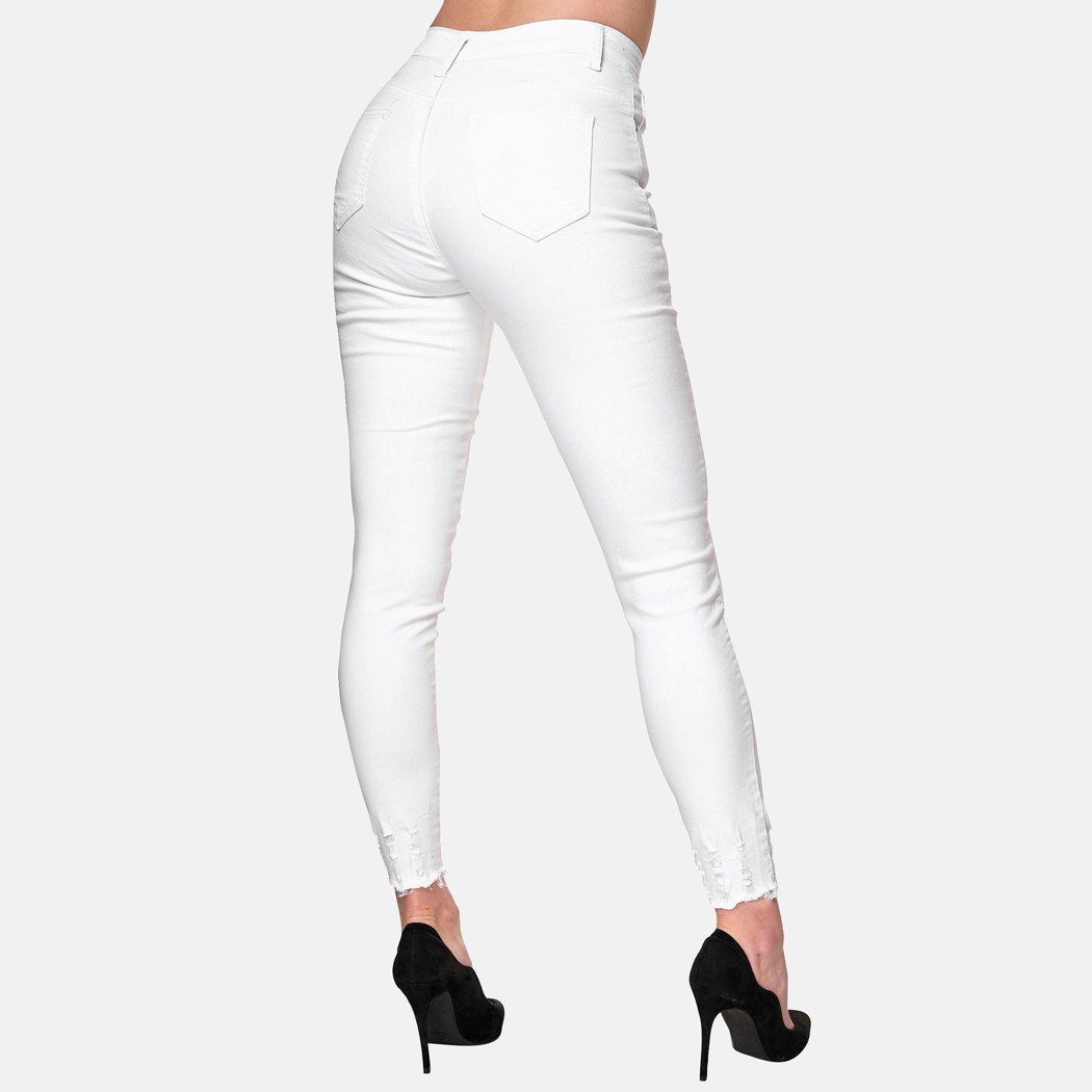Elara Stoffhose Highwaist Destroyed Jeans (1-tlg) – Bild 5 von 5
