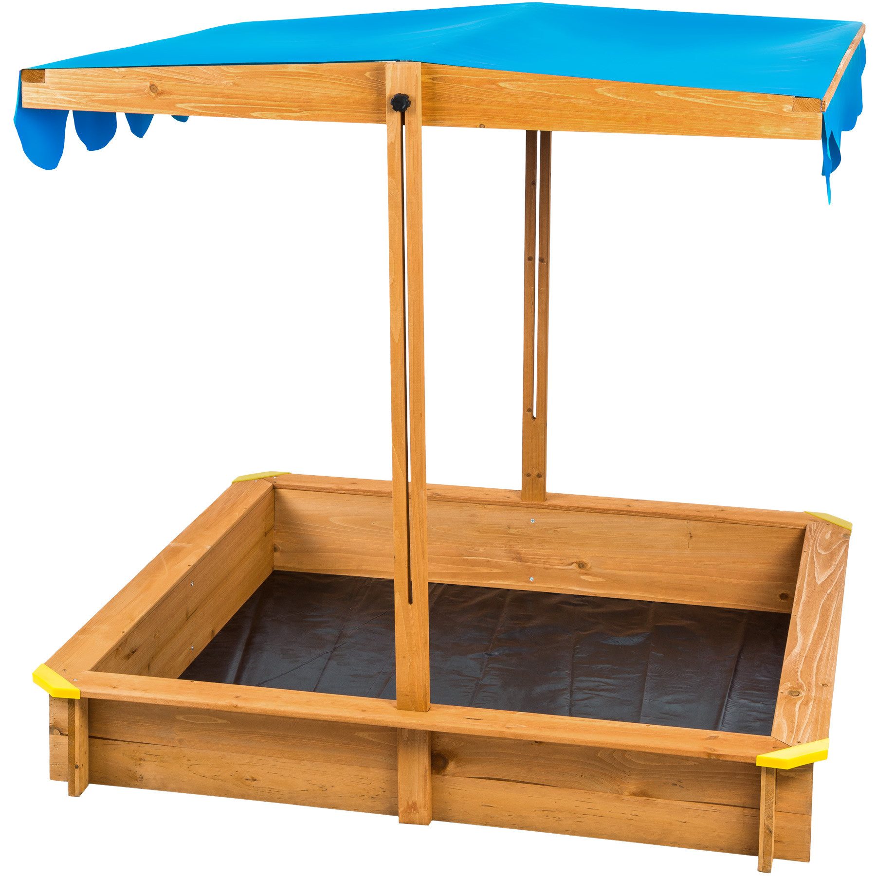 tectake Sandkasten Sandkiste Emilia mit verstellbarem günstig online kaufen