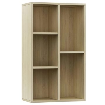 furnicato Bücherregal Bücherregal/Sideboard Sonoma Eiche 50x25x80 cm Holzwerkstoff