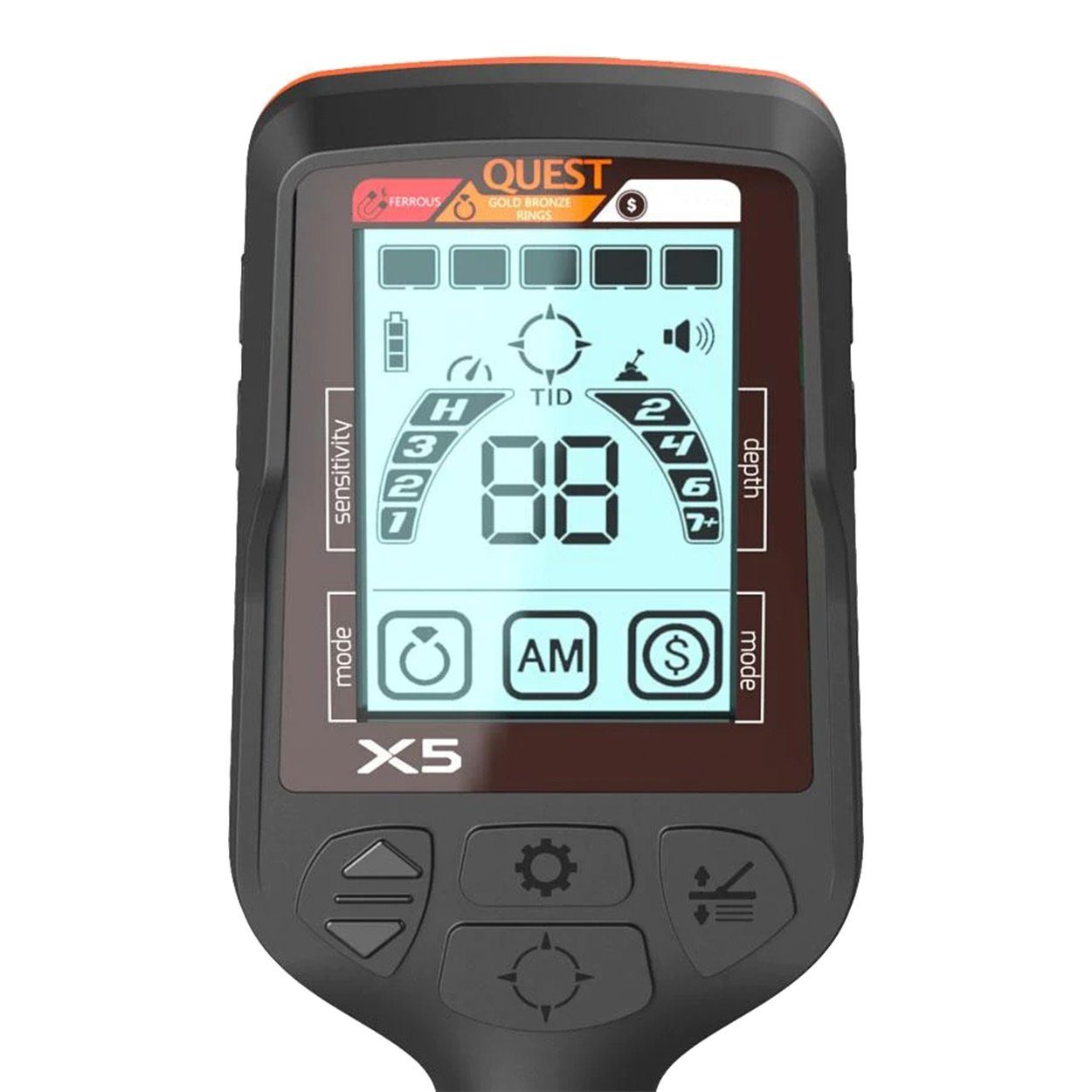 Quest Metalldetektor X5 + Quest Xpointer