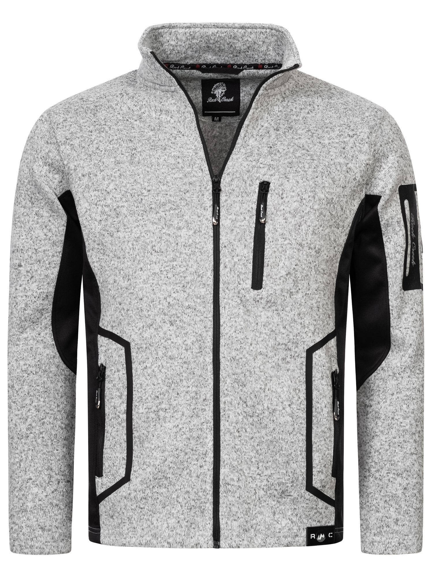 Rock Creek Fleecejacke Herren Fleecejacke Übergangsjacke günstig online kaufen