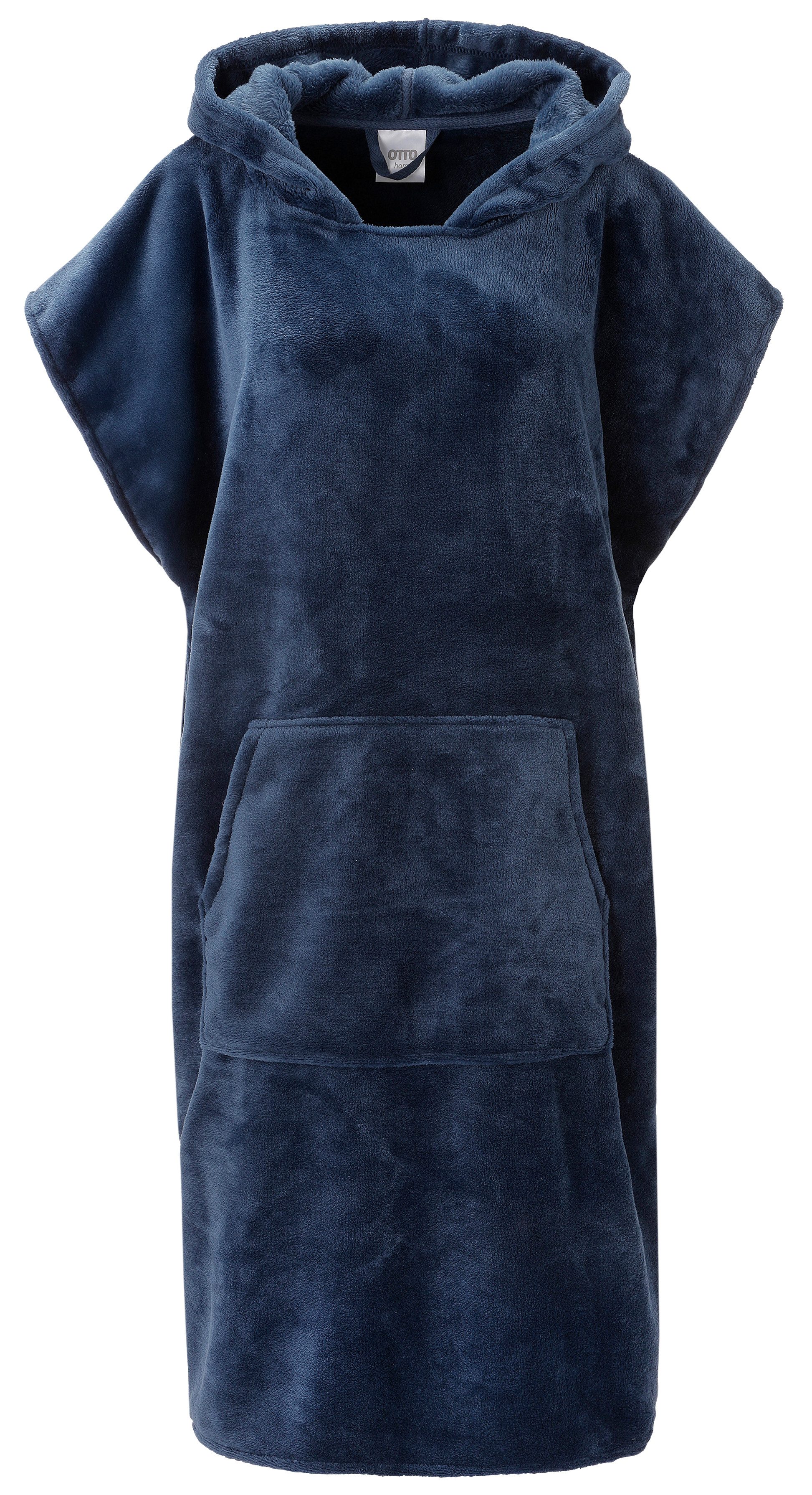 OTTO home Badeponcho Miia, Surfponcho ideal für Sauna, Spa & im Urlaub, Langform, Microfaser, Kapuze, weich und kuschelig, plüsch, Unisex, für Damen und Herren