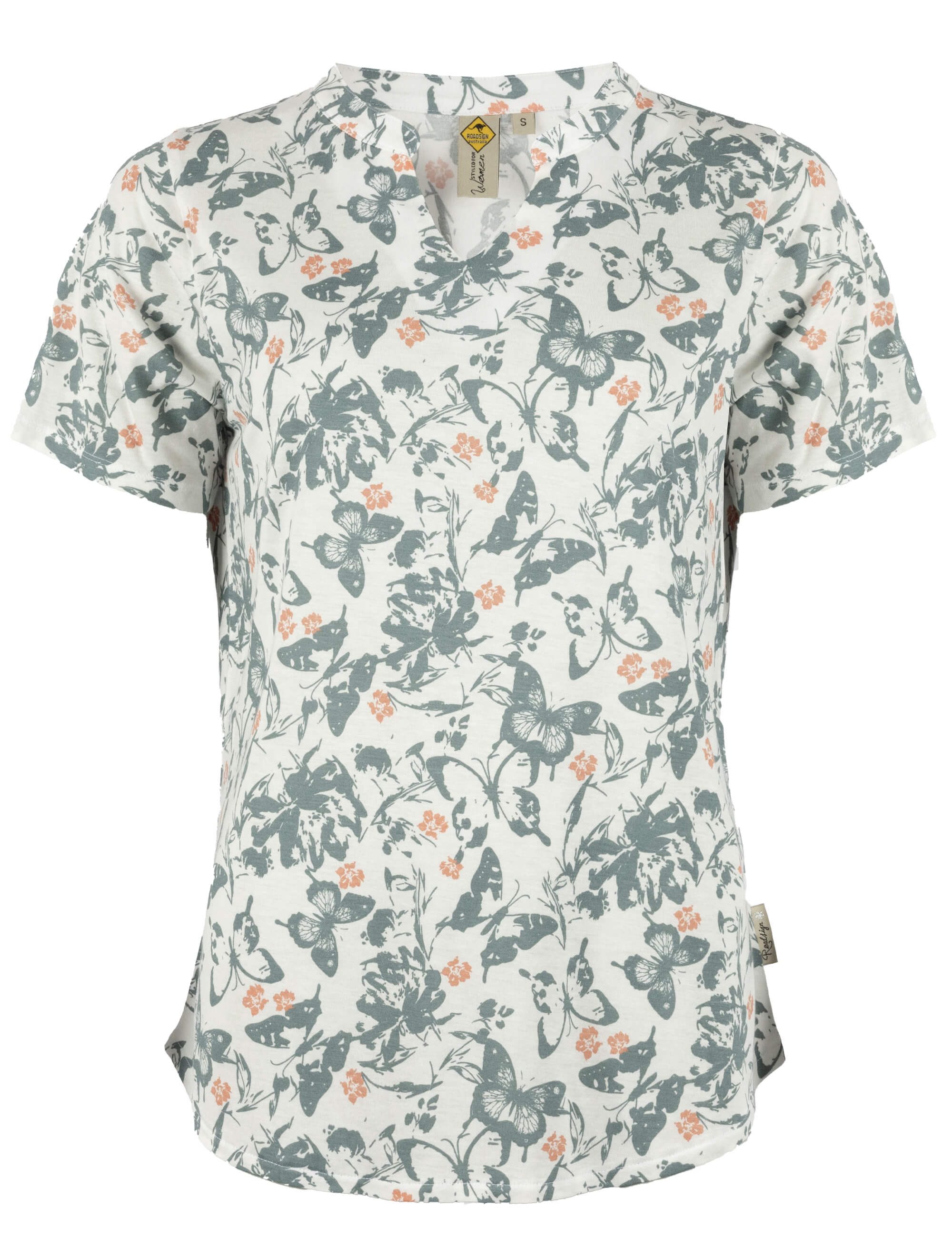 ROADSIGN australia Blusenshirt Butterflies (1-tlg)