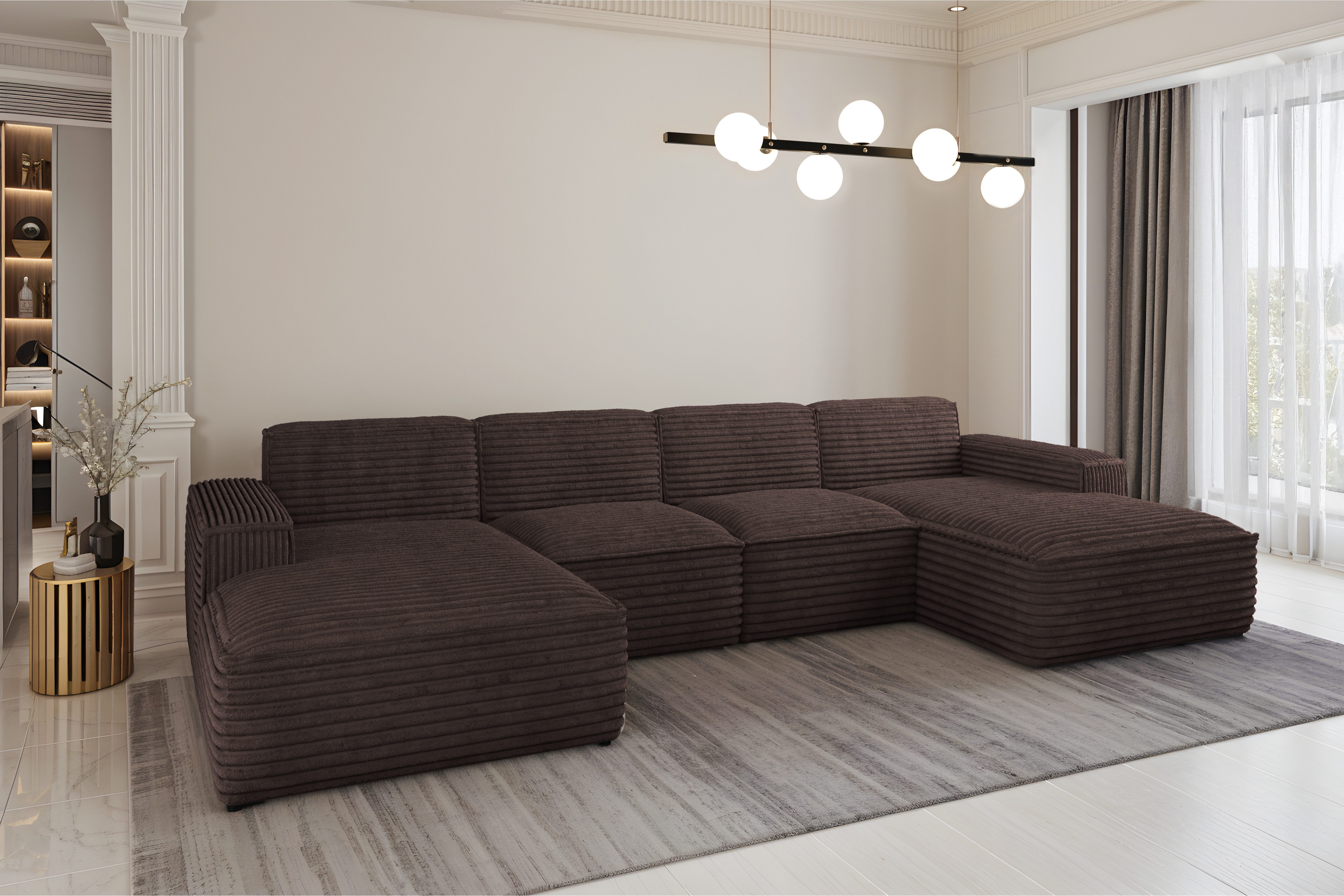 Kaiser Möbel Ecksofa Eckcouch U form, günstig online kaufen