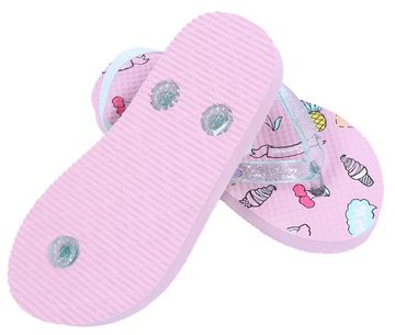 Sarcia.eu Pinke Flip-Flops mit Süßigkeitenmotiv 28-29 EU / 10-11 UK Badezehentrenner