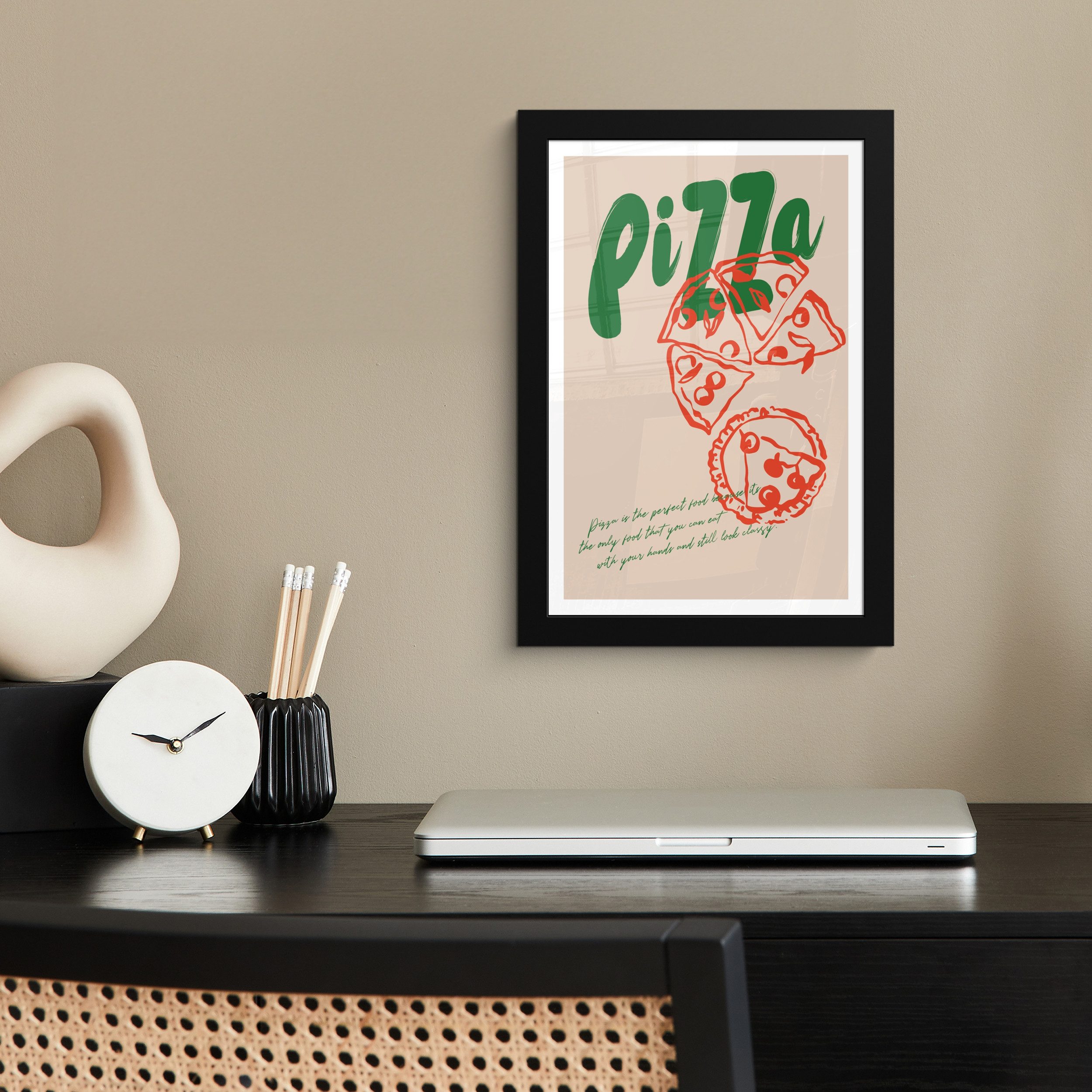 MuchoWow Poster Pizza - Lebensmittel - günstig online kaufen