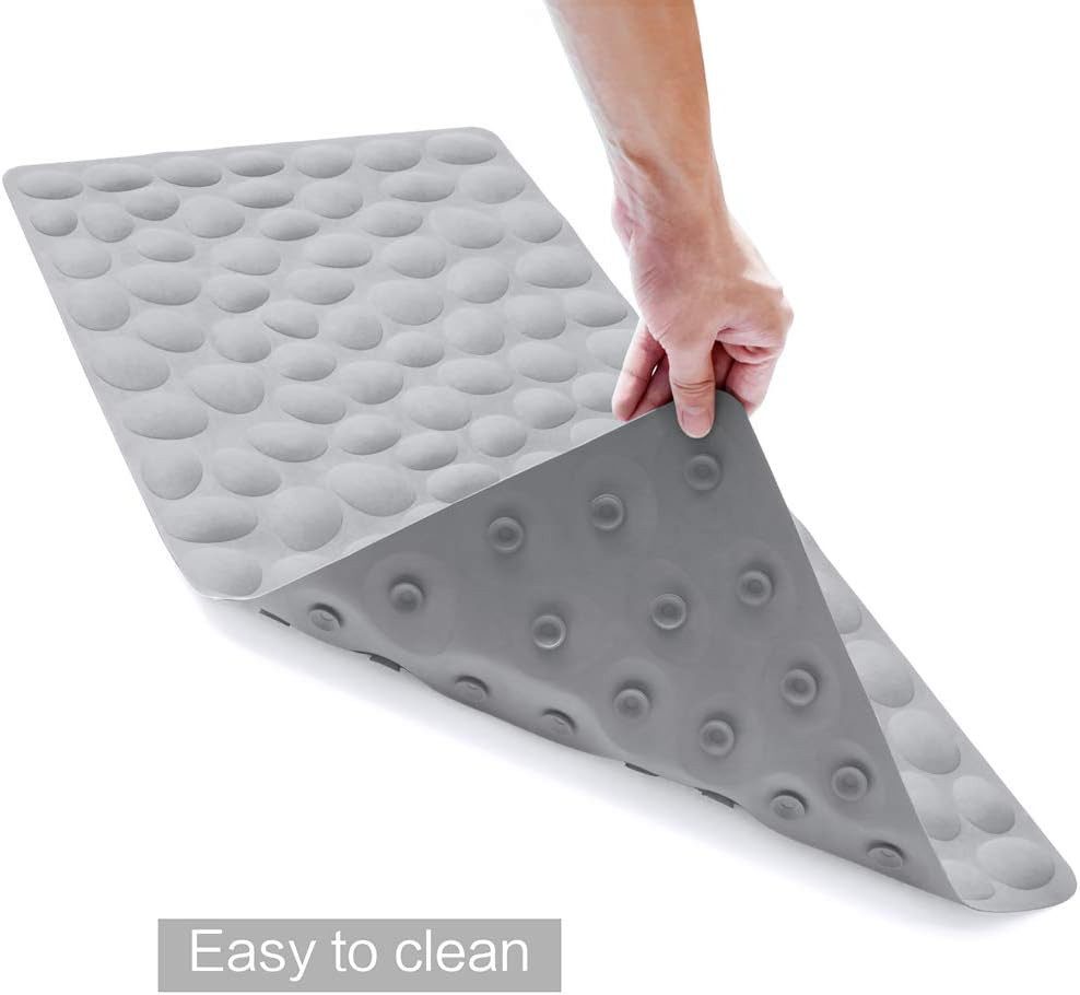 Refined Living Duschmatte Badewannenmatte rutschfest, Antirutschmatte für Badewanne, Badematte, 100% BPA-frei, schimmelresistent & maschinenwaschbar, [80x40]cm, – Bild 4 von 5