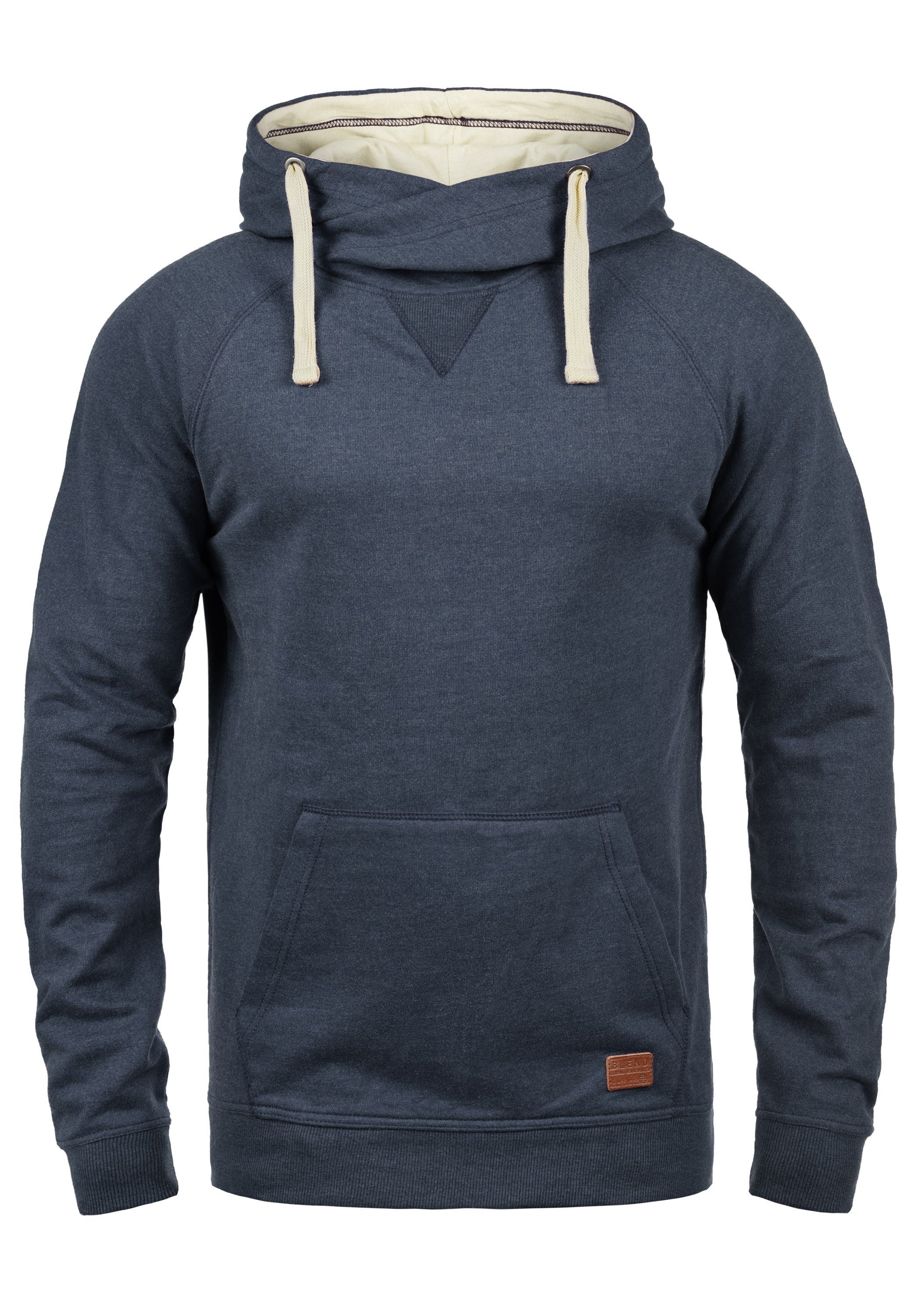 Blend Kapuzenpullover BHSales Kapuzensweatshirt mit Cross-Over Kragen günstig online kaufen