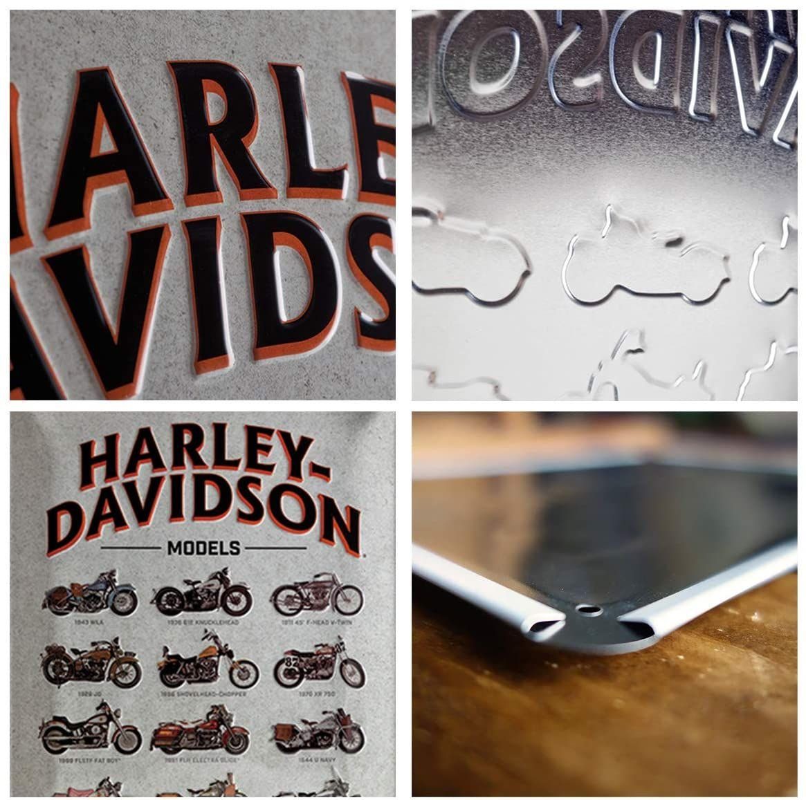 Nostalgic-Art Metallschild Blechschild 30 x 40 cm - Harley-Davidson - Models