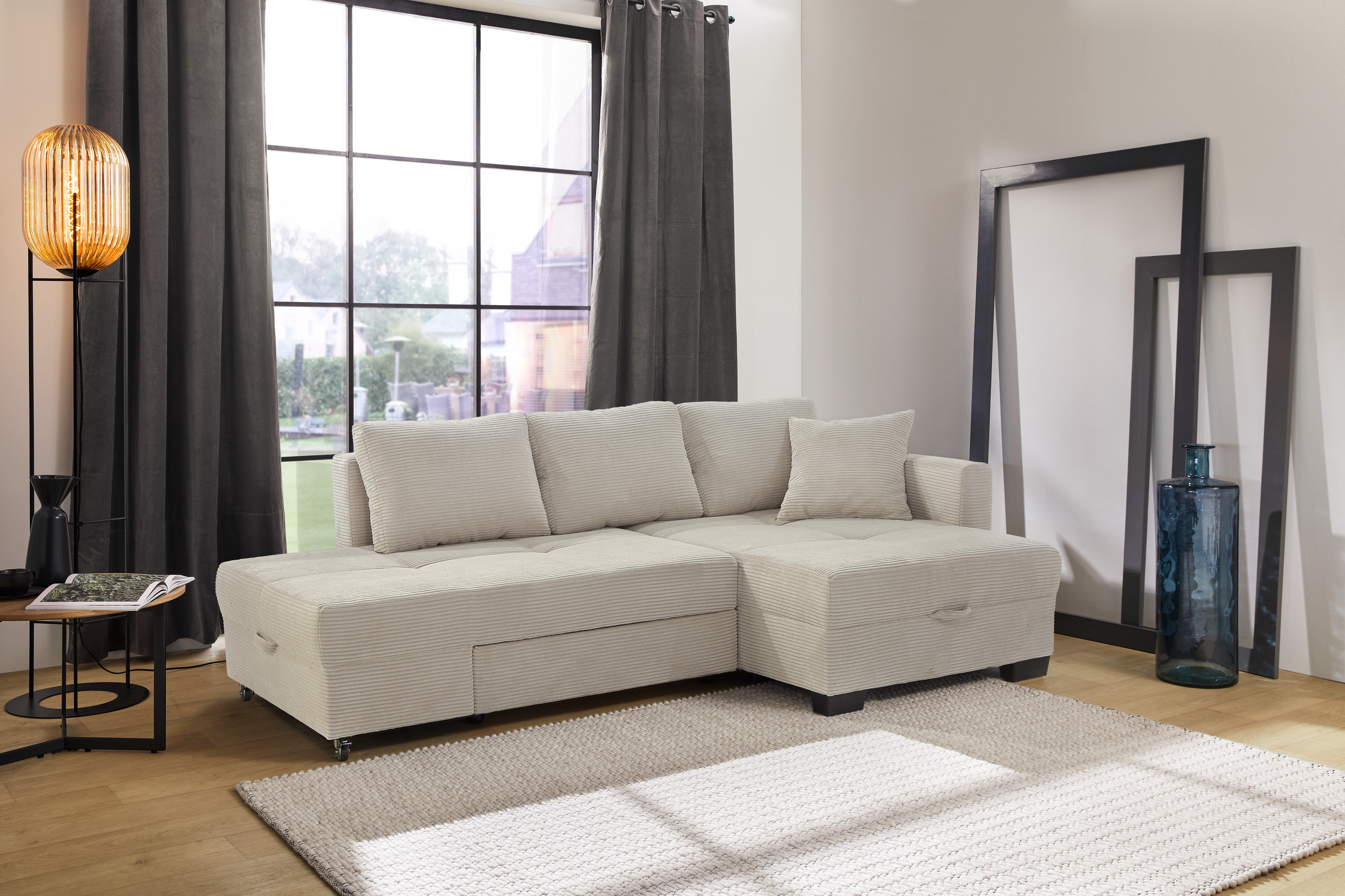 Jockenhöfer Gruppe Ecksofa Fantasy L-Form, B: 247 cm, Dreh-Schwenk-Ottomane günstig online kaufen