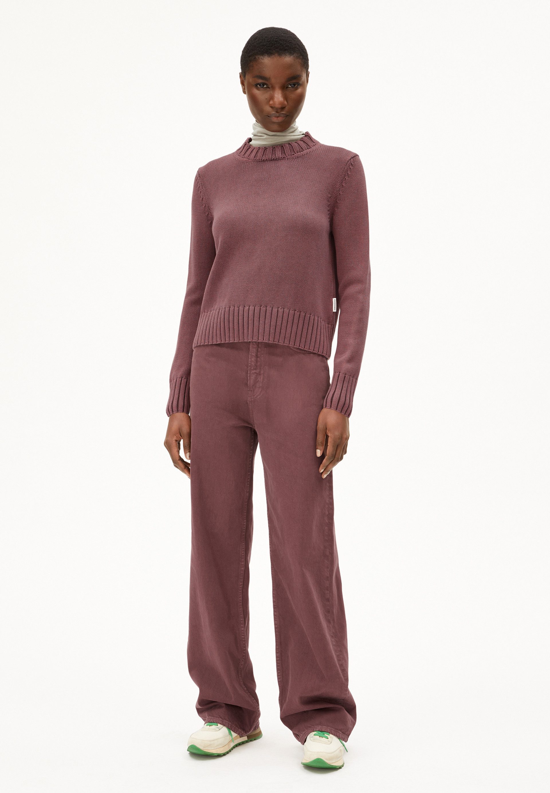 Armedangels Strickpullover AMALIAAS GMT DYE Pullover aus Bio-Baumwolle Relaxed Fit