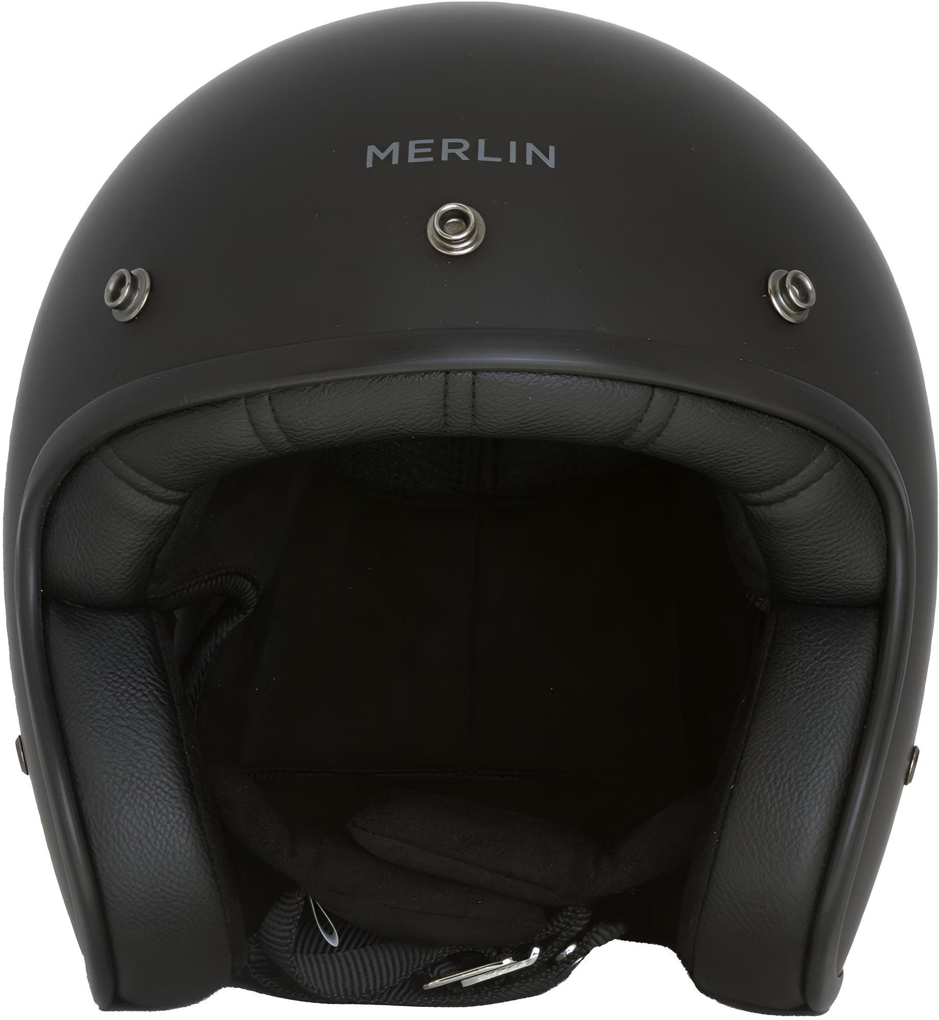 Merlin Motorradhelm Blackbird Logo Jethelm, Geeignet Für Brillenträger