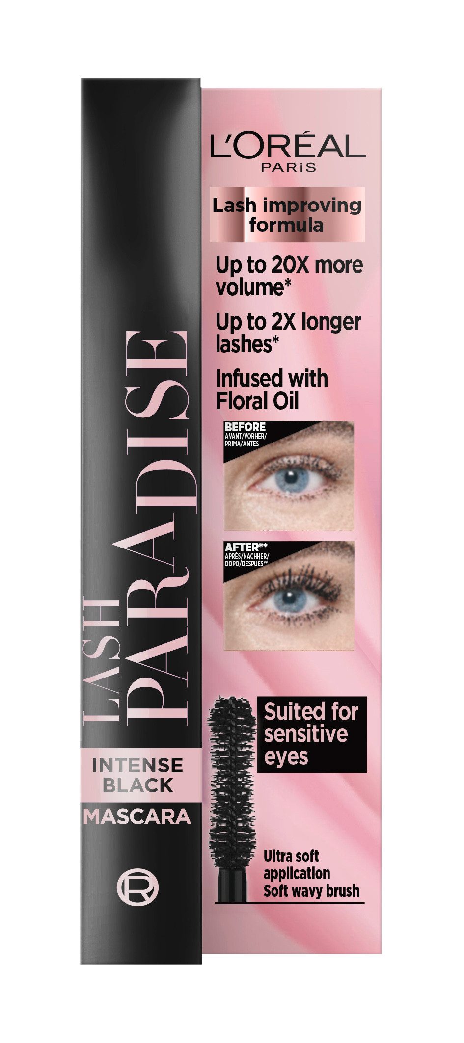 L'ORÉAL PARIS Mascara LASH PARADISE MASCARA, mit cremiger Formel