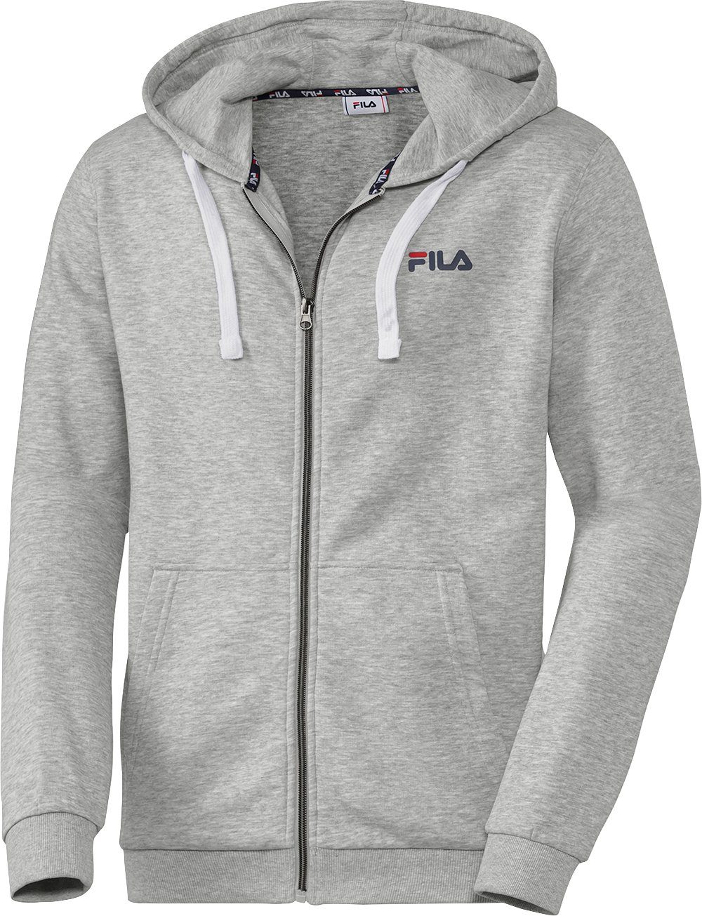 Fila Kapuzensweatjacke aus formstabilem Sweatstoff, sportlich mit praktischer Kapuze