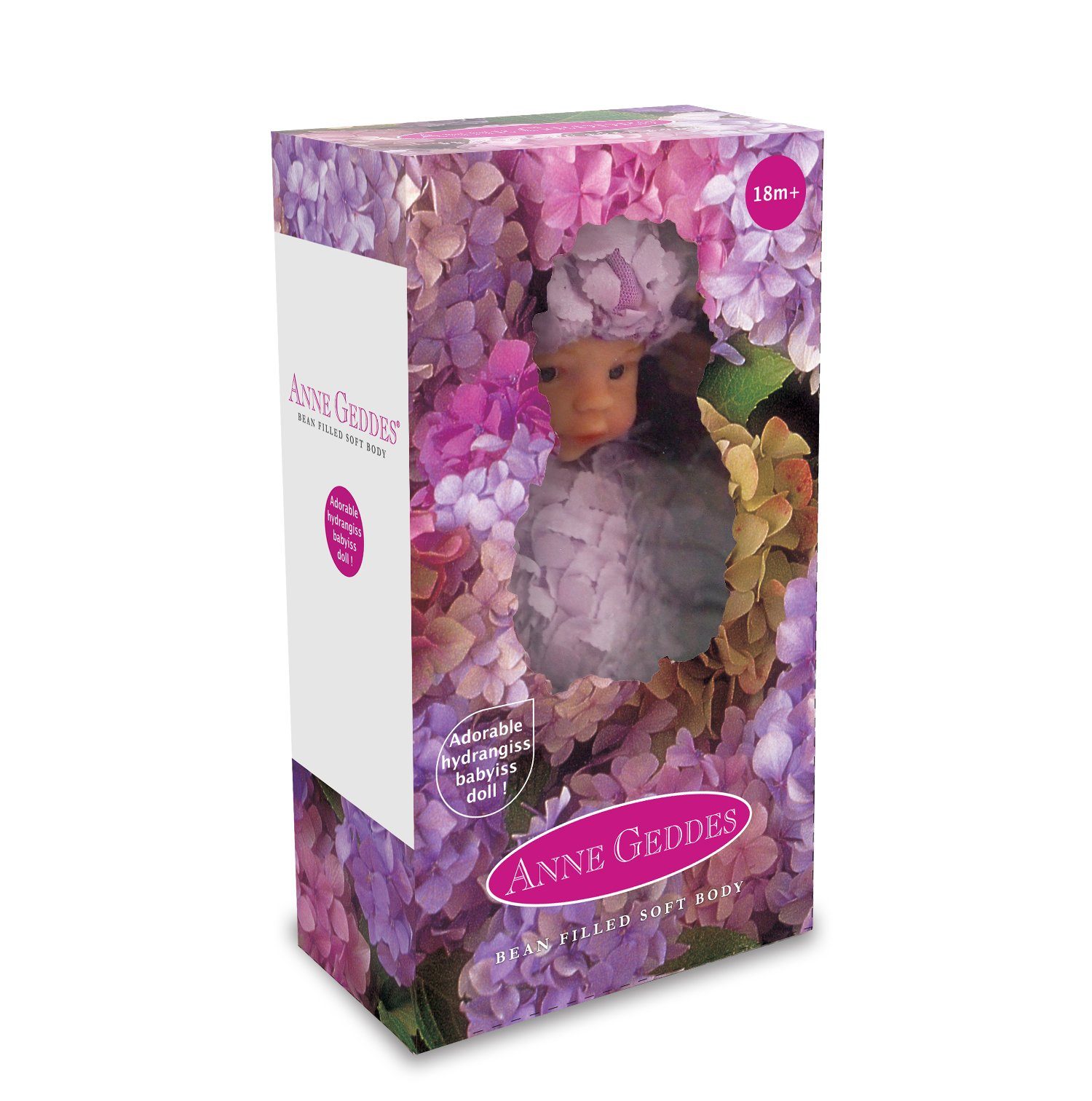 ANNE GEDDES Babypuppe "Hortensien/Hydrangiss" Collection -23 cm-