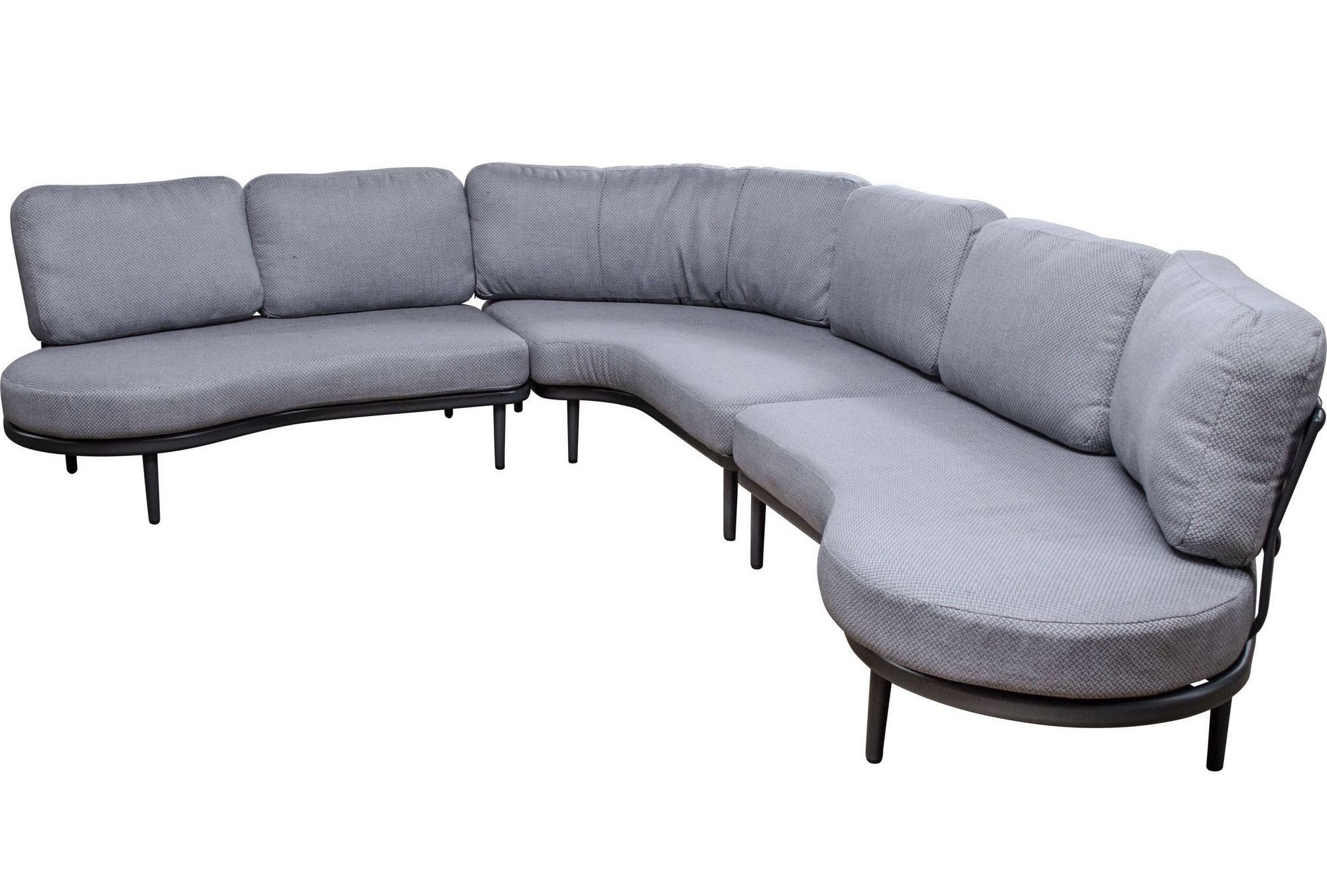 Lesli Living Gartenlounge-Set Lesli Living Eck-Lounge-Set "Durban" 260x325cm halbrund