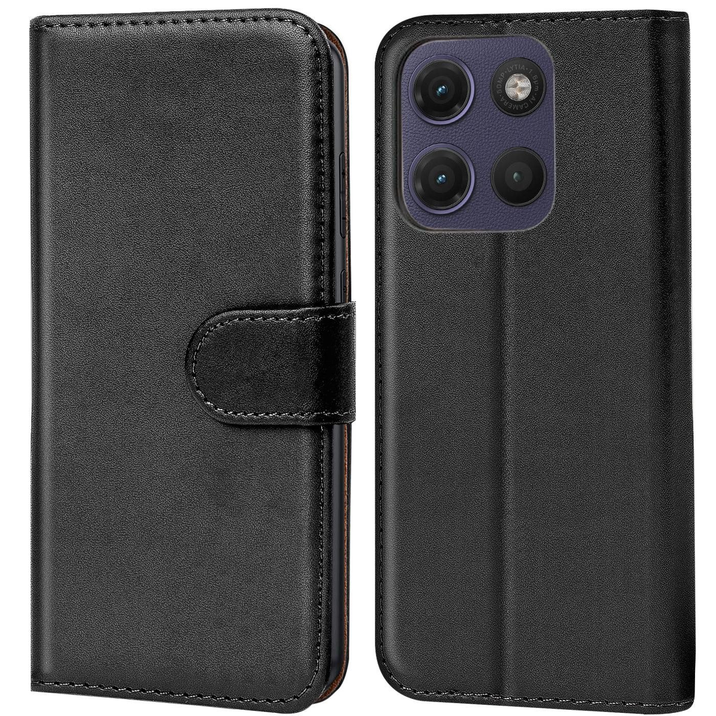 CoolGadget Handyhülle Book Case Handy Tasche für Motorola Moto G17 / G17 Power 6,72 Zoll, Hülle Klapphülle Flip Cover für Motorola G17 Schutzhülle stoßfest