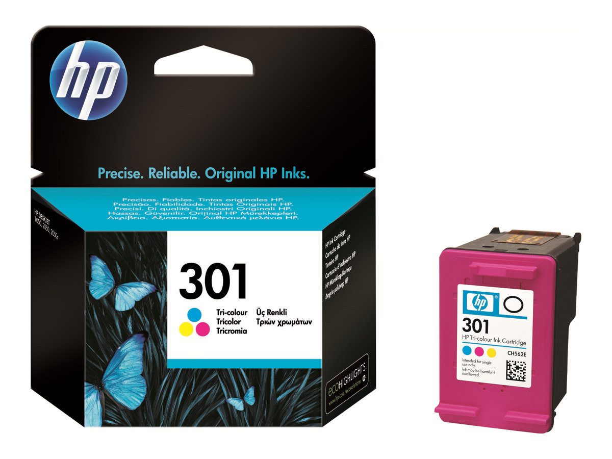 HP Druckerpatrone Original HP 301 (CH562EE) Color Tintenpatrone – Bild 2 von 3