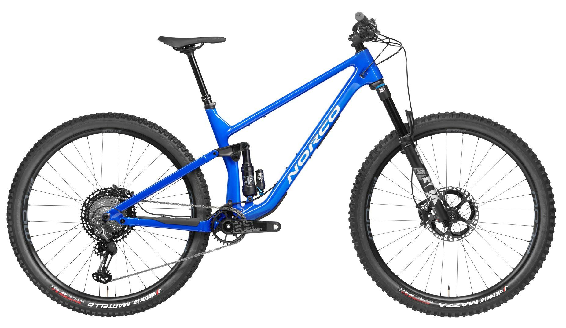 NORCO Mountainbike MTB Fully OPTIC C1 Blue/Chrome 29" Diamant, 12 Gang Shimano Shimano XTR M9100 12spd Schaltwerk, Kettenschaltung
