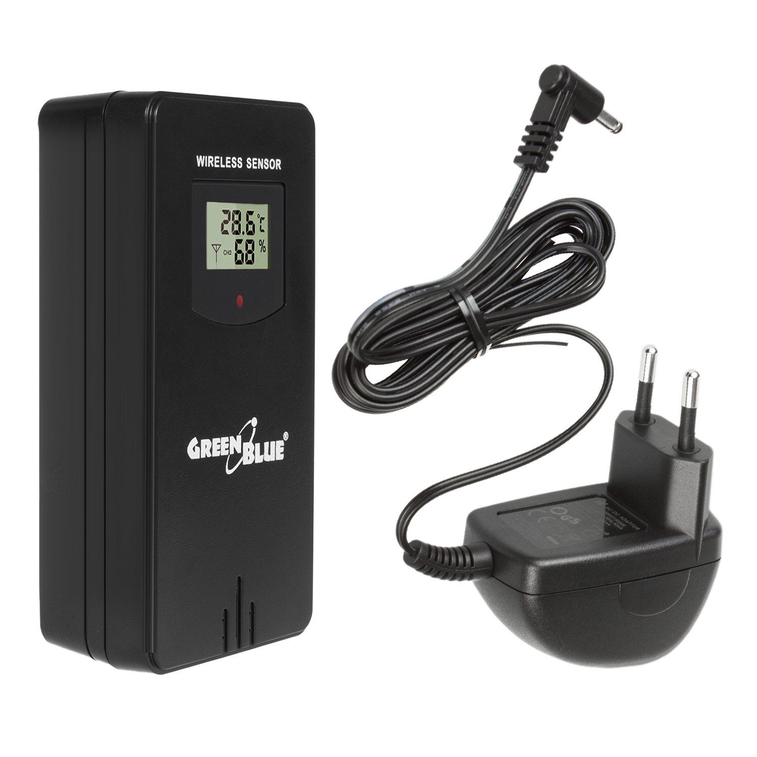 GreenBlue GB540N Wetterstation (Wetterstation Hygrometer Barometer DCF Mondphase)